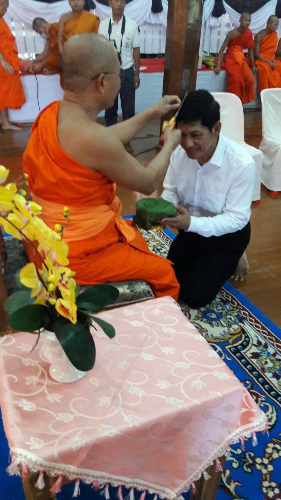 #สุโขทัย ดินแดนแห่งความสุข #วันที่ 15  มกราคม  2560  นายสุวิน  พึ่งเงิน  พัฒนาการจังหวัดสุโขทัย ได้เข้าร่วมโครงการอุปสมบทถวายเป็นพระราชกุศลแด่พระบาทสมเด็จพระปรมินทรมหาภูมิพลอดุลยเดช ครบกำหนดสตมวาร(100วัน)ระหว่างวันที่ 15 -25มกราคม  2560 ณ วัดไทยชุมพล  อำ