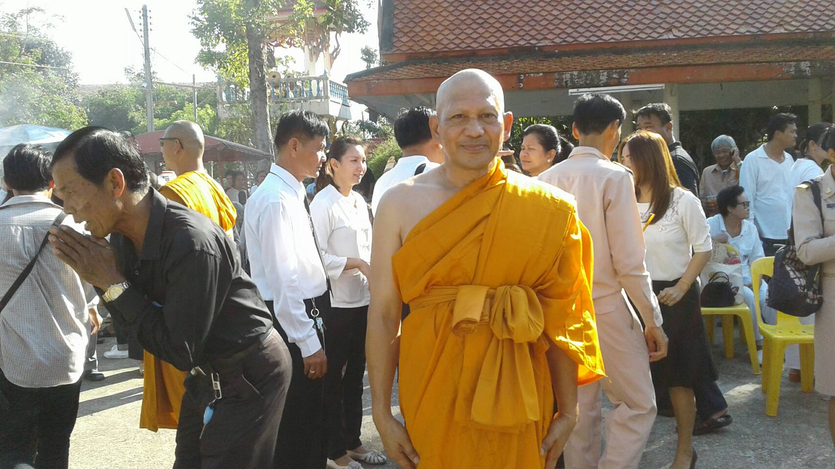 #สุโขทัย ดินแดนแห่งความสุข #เมื่อวันที่ 16  มกราคม  2560  นายสุวิน  พึ่งเงิน  พัฒนาการจังหวัดสุโขทัย ได้เข้าร่วมโครงการอุปสมบทถวายเป็นพระราชกุศลแด่พระบาทสมเด็จพระปรมินทรมหาภูมิพลอดุลยเดช ครบกำหนดสตมวาร(100วัน)ระหว่างวันที่ 15 -25มกราคม  2560 ณ วัดไทยชุมพล