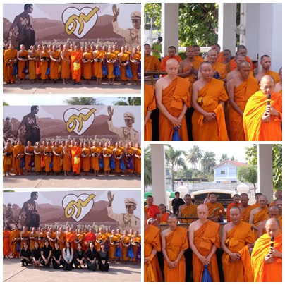 #สุโขทัย ดินแดนแห่งความสุข #เมื่อวันที่ 23 มกราคม 2560 เวลา 08.00 น. พระสงฆ์และสามเณรวัดไทยชุมพล อ.เมืองสุโขทัย จ สุโขทัย จำนวน 60 รูป ออกรับบิณฑบาต ข้าวสารอาหารแห้ง เพื่อน้อมถวายเป็นพระราชกุศลแด่พระบาทสมเด็จพระปรมินทรมหาภูมิพลอดุลยเดช ครบ สตมวาร 100 วัน