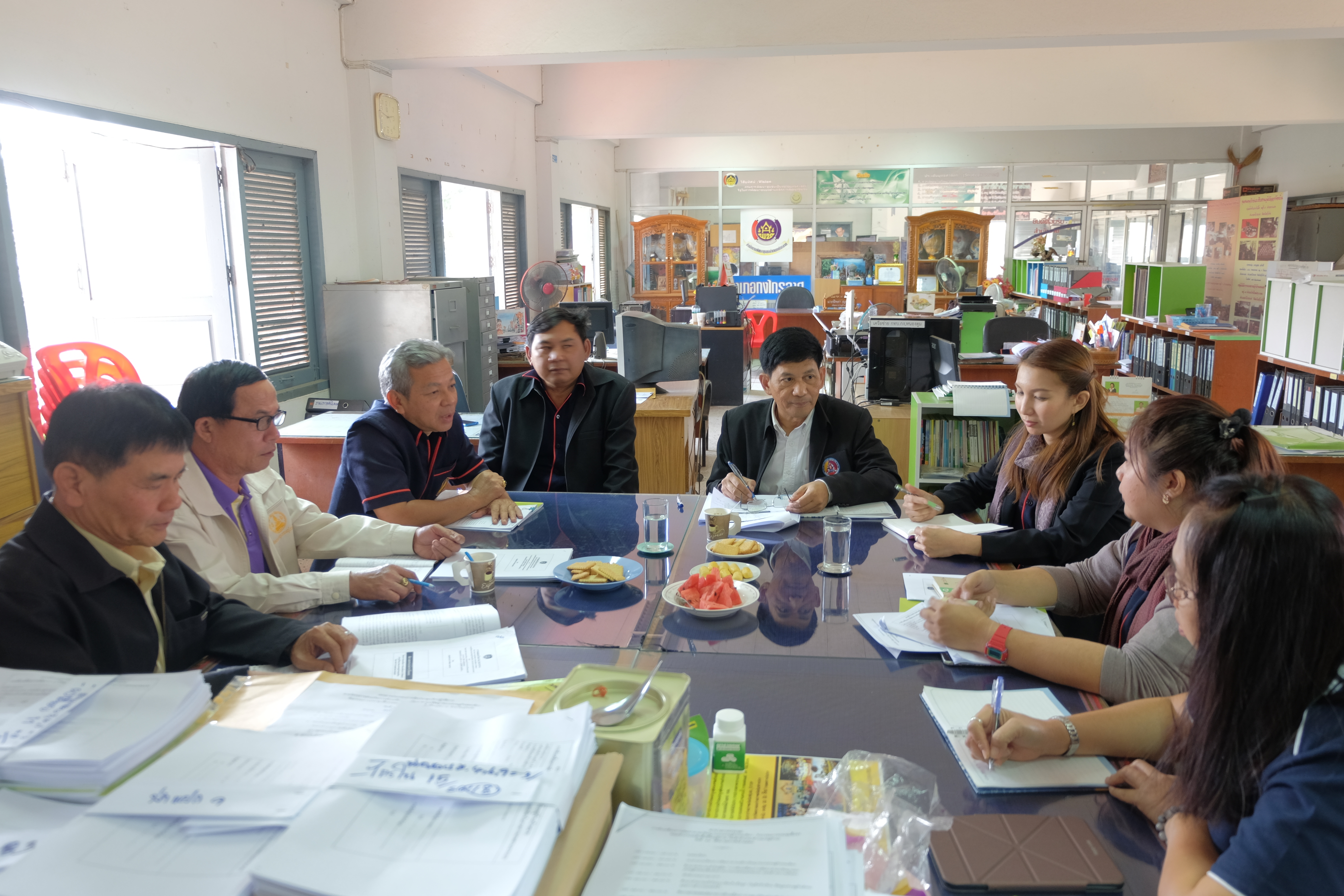 #สุโขทัย ดินแดนแห่งความสุข# นิเทศติดตามตรวจสอบการบริหารการจัดเก็บข้อมูล จปฐ.และข้อมูลพื้นฐาน (เขตเมือง) ณ อำเภอทุ่งเสลี่ยม