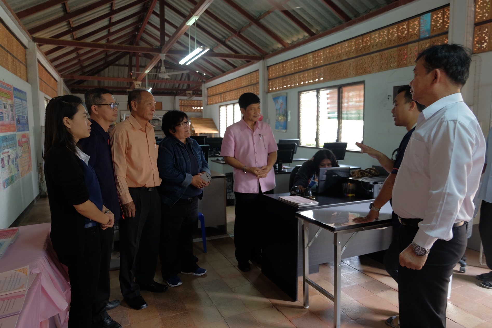 #สุโขทัย ดินแดนแห่งความสุข# ติดตามสนับสนุนการดำเนินงานหมู่บ้านสารสนเทศต้นแบบเพื่อการพัฒนาคุณภาพชีวิต ระดับจังหวัดสุโขทัย บ้านหน้าวัดลาย ม.2 ต.ทุ่งหลวง อ.คีรีมาศ