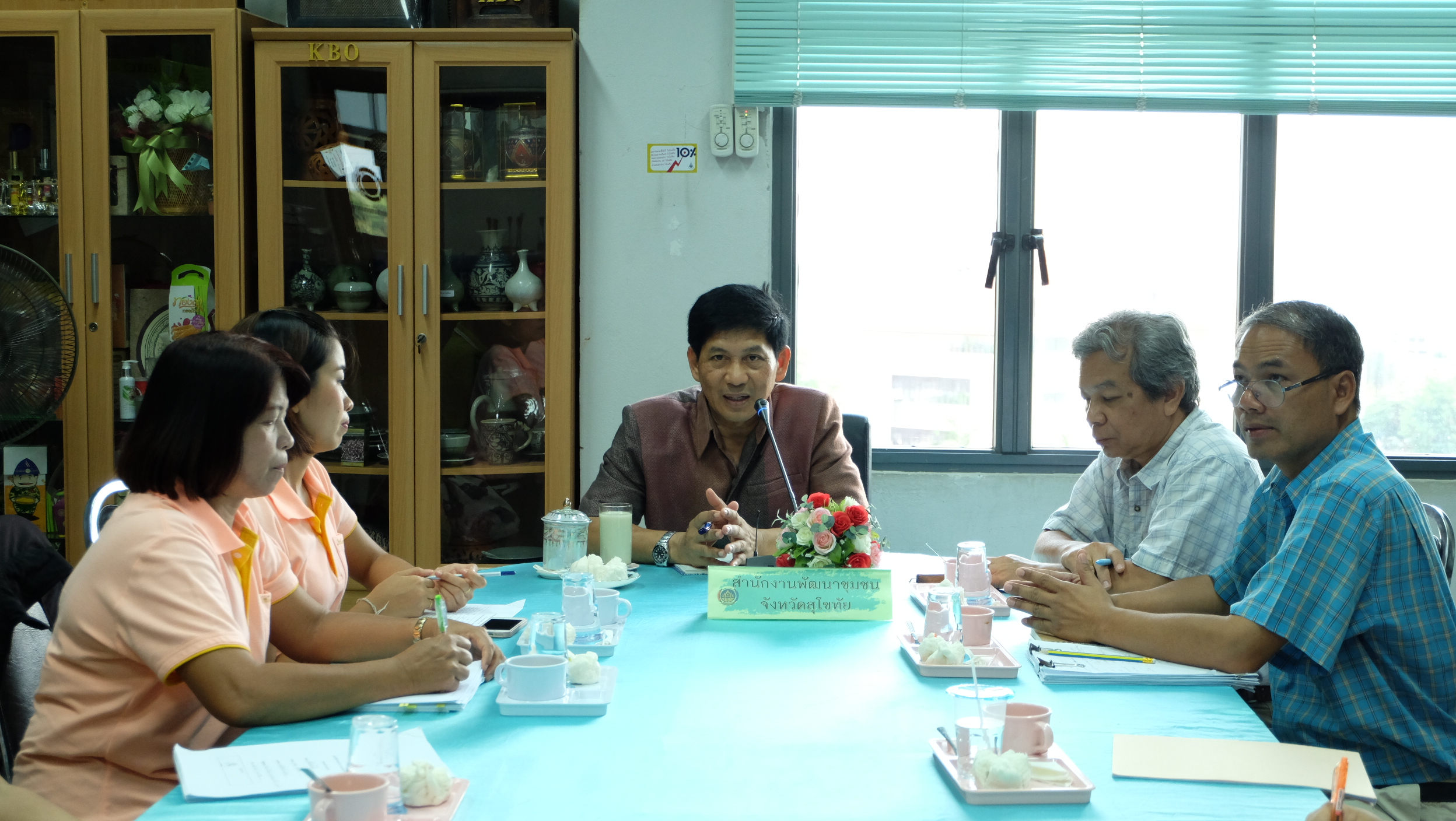 #สุโขทัย ดินแดนแห่งความสุข# การประชุมคณะทำงานพัฒนาบริเวณศาลพระแม่ย่า, อาคารเก้าพระพุทธสุดแผ่นดิน และองค์เจ้าแม่กวนอิม จังหวัดสุโขทัย ครั้งที่ 1/2559