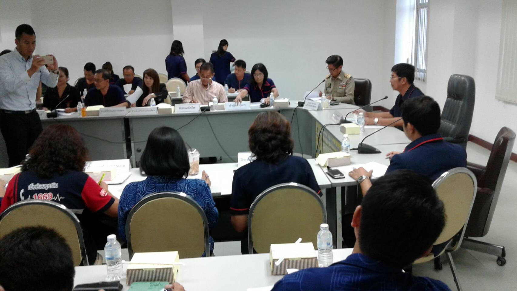 #สุโขทัย ดินแดนแห่งความสุข#วันที่ 4 ตุลาคม  2559 นายสุวิน  พึ่งเงิน  พัฒนาการจังหวัดสุโขทัย มอบหมายให้นางอโณทัย  แก้วกิ่ง นักวิชาการพัฒนาชุมชนชำนาญการ เข้าประชุมคณะกรรมการจัดการแข่งขันกีฬาแห่งชาติ ภาค 5 ครั้งที่ 45 “สุโขทัยเกมส์” และการแข่งขันกีฬาคนพิกา