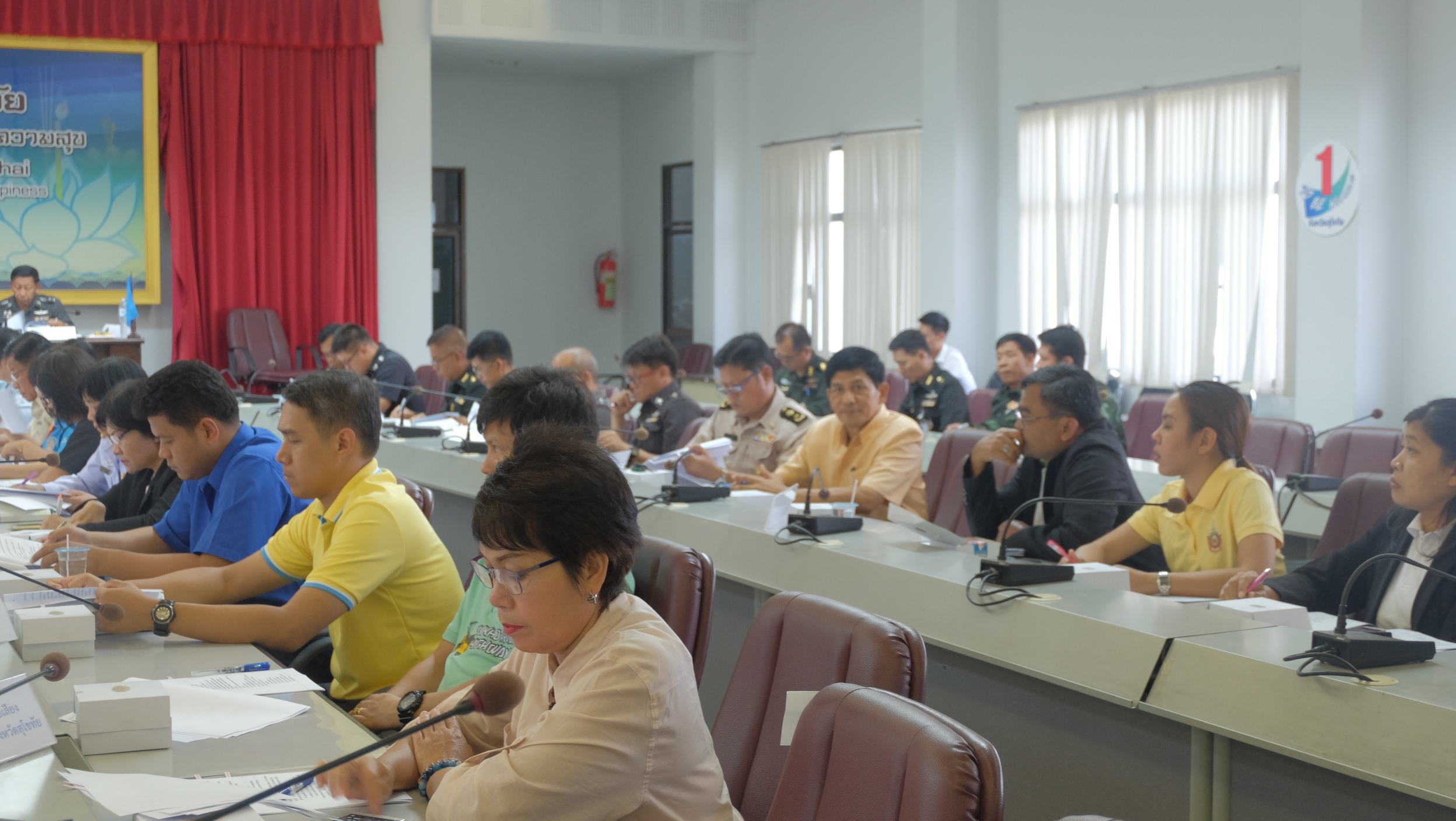 #สุโขทัย ดินแดนแห่งความสุข #นายสุวิน  พึ่งเงิน  พัฒนาการจังหวัดสุโขทัย เข้าประชุมเตรียมการรับเสด็จทูลกระหม่อมหญิงอุบลรัตนราชกัญญา สิริวัฒนาพรรณวดีในวโรกาสเสด็จเยี่ยมและติดตามผลการดำเนินงานโครงการTO BE NUMBER ONE ครั้งที่ 2 วันพุธที่ 12 ตุลาคม 2559 ณ ห้องป