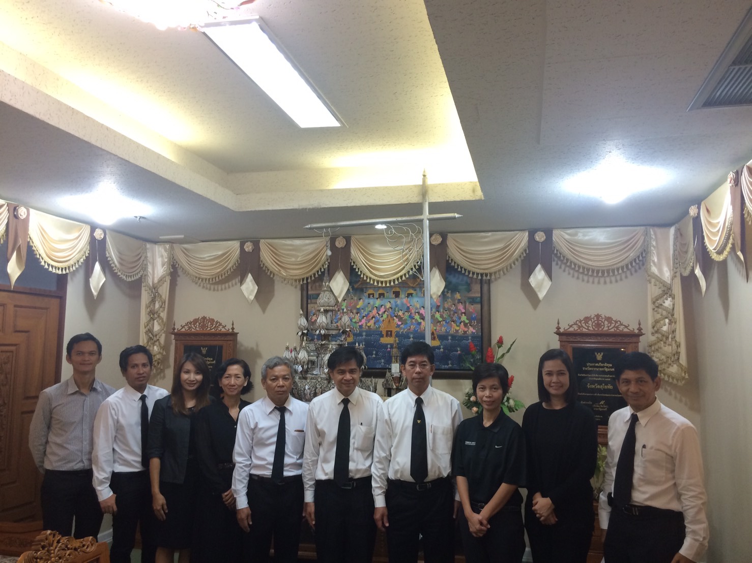 #สุโขทัย ดินแดนแห่งความสุข #วันนี้ 20 ต.ค. 59 เวลา 09.15 น. นายสุวิน พึ่งเงิน พัฒนาการจังหวัดสุโขทัย ได้นำนายทองคูณ  บุญศร ผู้อำนวยการกลุ่ม
งานมาตรฐานการพัฒนาชุมชน คุณระเบียบ  รินดา นักวิชาการพัฒนาชุมชนชำนาญการ คุณไพรัตน์  จงรักษา นักวิชาการพัฒนาชุมชนชำน