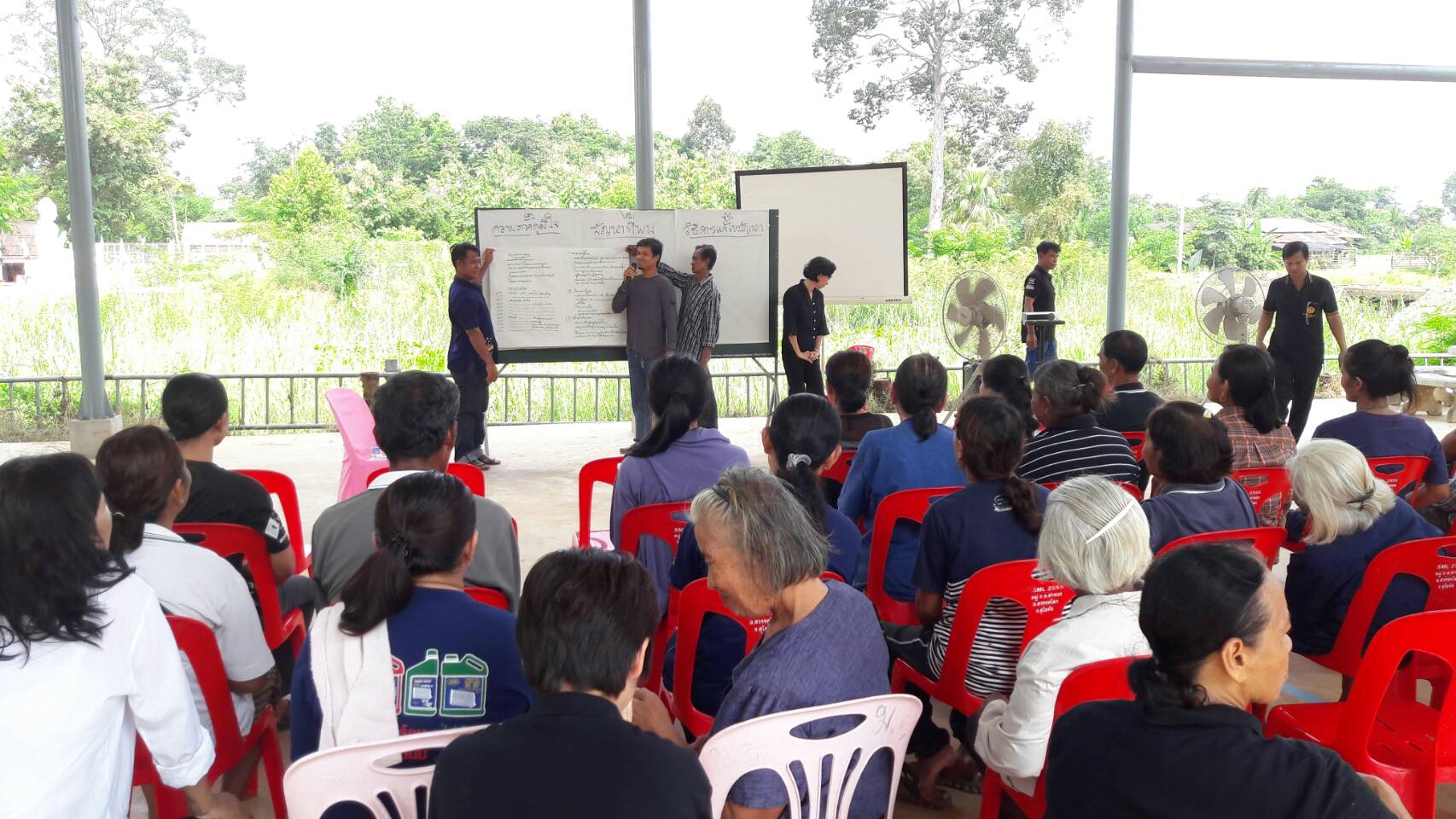 #สุโขทัย ดินแดนแห่งความสุข #วันที่ 21 ตุลาคม  2559  นายสุวิน พึ่งเงิน พัฒนาการจังหวัดสุโขทัย มอบหมายให้นายประนทต์ ปัจฉิม หัวหน้ากลุ่มงานส่งเสริมการพัฒนาชุมชน สพจ.สุโขทัยได้นำ นายทองคูณ  บุญศร ผู้อำนวยการกลุ่มงานมาตรฐานการพัฒนาชุมชน คุณระเบียบ  รินดา นักว