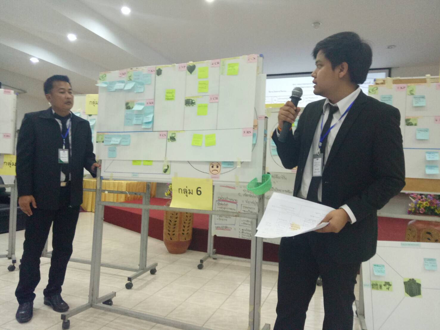 #สุโขทัย ดินแดนแห่งความสุข #นักวิชการพัฒนาชุมชน จังหวัดสุโขทัย เข้ารับการอบรมพัฒนากรระหว่างประจำการ ปี 2560 ณ ศูนย์ศึกษาและพัฒนาชุมชนพิษณุโลก ซึ่งวันนี้มีตัวแทนในการนำเสนอ การใช้เครื่องมือ vp วิเคราะห์เพื่อออกแบบสร้างคุณค่าให้ผลิตภัณฑ์/การบริการเพื่อประช