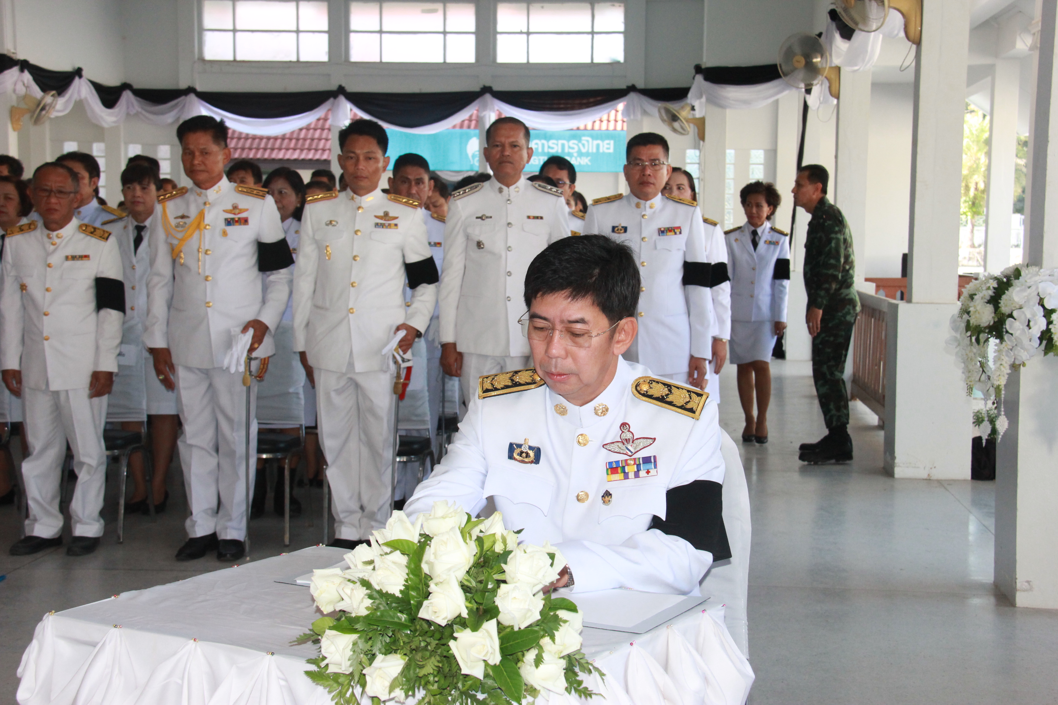 #สุโขทัย ดินแดนแห่งความสุข #จังหวัดสุโขทัย จัดงานวันพระบิดาแห่งฝนหลวง เพื่อแสดงความอาลัยและน้อมรำลึกถึงพระมหากรุณาธิคุณพระบาทสมเด็จพระปรมินทรมหาภูมิพลอดุลยเดช เมื่อวันที่  14 พฤศจิกายน 2559 เวลา 09.00 น. นายปิติ  แก้วสลับสี ผู้ว่าราชการจังหวัดสุโขทัย เป็