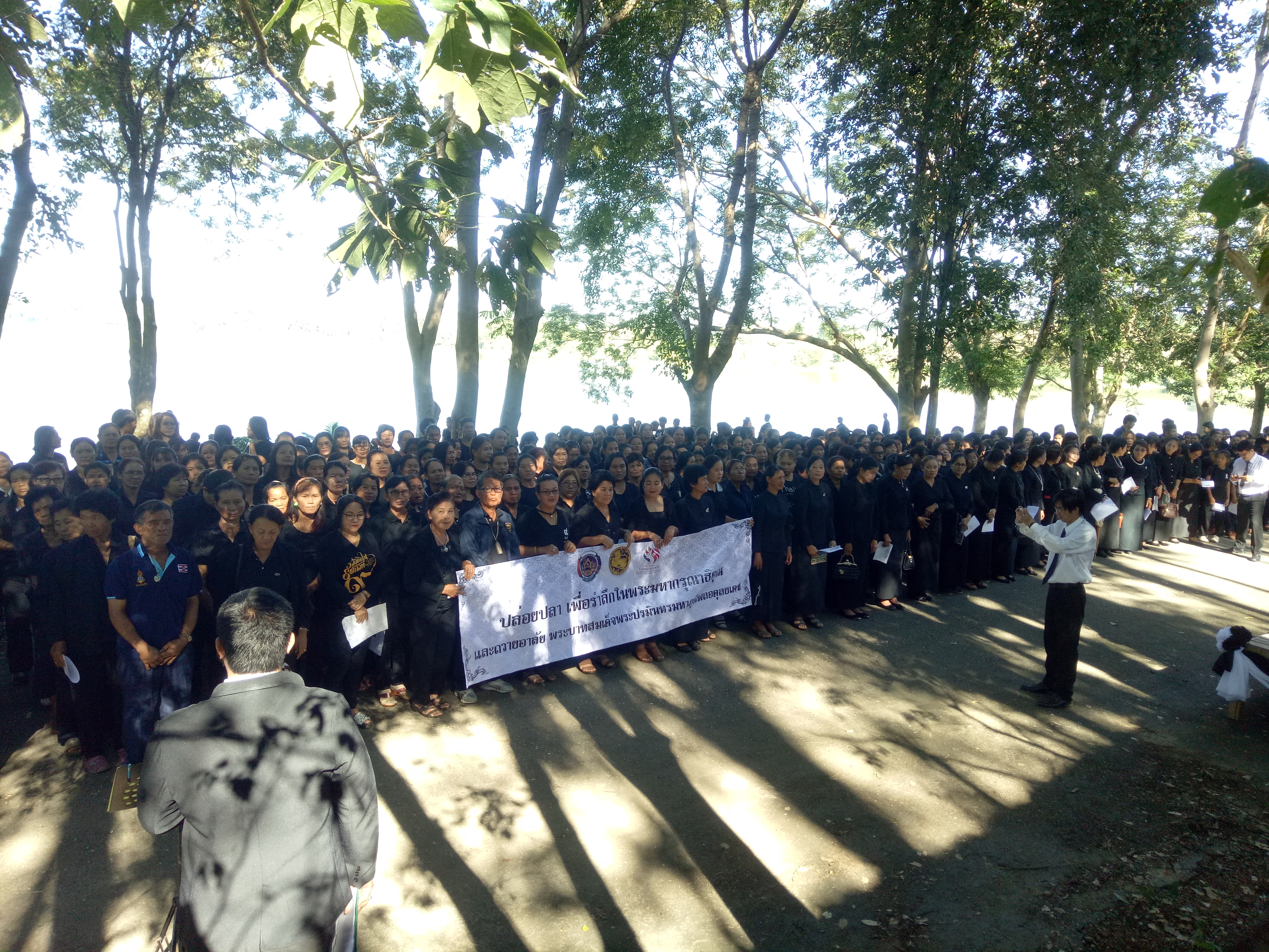 #สุโขทัย ดินแดนแห่งความสุข #ว่าที่ ร.ต.พยุงศักย์ สุวรรณโณ (นายอำเภอศรีสัชนาลัย) พร้อมด้วยคณะกรรมการพัฒนาสตรีอำเภอศรีสัชนาลัย หัวหน้าส่วนราชการและพสกนิกรชาวอำเภอศรีสัชนาลัย ร่วมกิจกรรมปล่อยปลา 49,999 ตัว ณ โครงการอ่างเก็บน้ำห้วยท่าแพ หมู่ที่ 11 ตำบลบ้านแก่