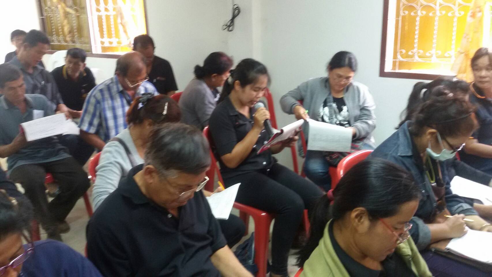 #สุโขทัย ดินแดนแห่งความสุข #วันที่ 28 พฤศจิกายน  2559 สำนักงานพัฒนาชุมชนอำเภอสวรรคโลก จังหวัดสุโขทัย ได้ประชุมชี้แจงการบริหารการจัดเก็บข้อมูล จปฐ.และข้อมูล กชช.2ค ปี  2560ให้แก่คณะทำงานบริหารการจัดเก็บข้อมูล ระดับตำบลของตำบลในเมือง                     อ