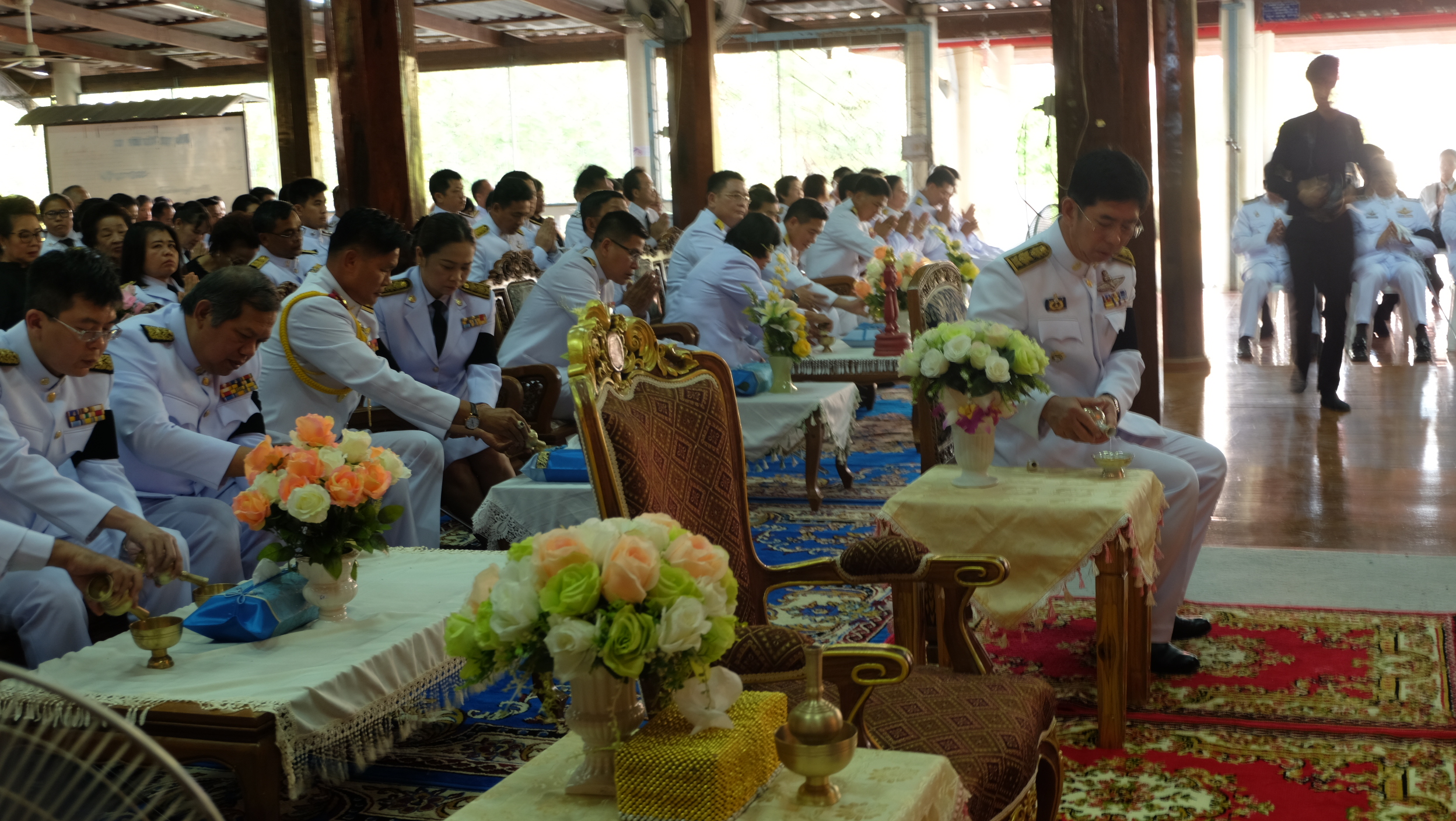 #สุโขทัย ดินแดนแห่งความสุข #เมื่อวันที่ 1 ธันวาคม  2559 เวลา 15.00 น.  นายปิติ   แก้วสลับสี ผู้ว่าราชการจังหวัดสุโขทัย เป็นประธานในพิธีบำเพ็ญกุศลปัญญาสมวาร (50 วัน) เพื่อถวายเป็นพระราชกุศลพระบาทสมเด็จพระปรมินทรมหาภูมิพลอดุลยเดช ณ วัดไทยชุมพล อำเภอเมืองสุ