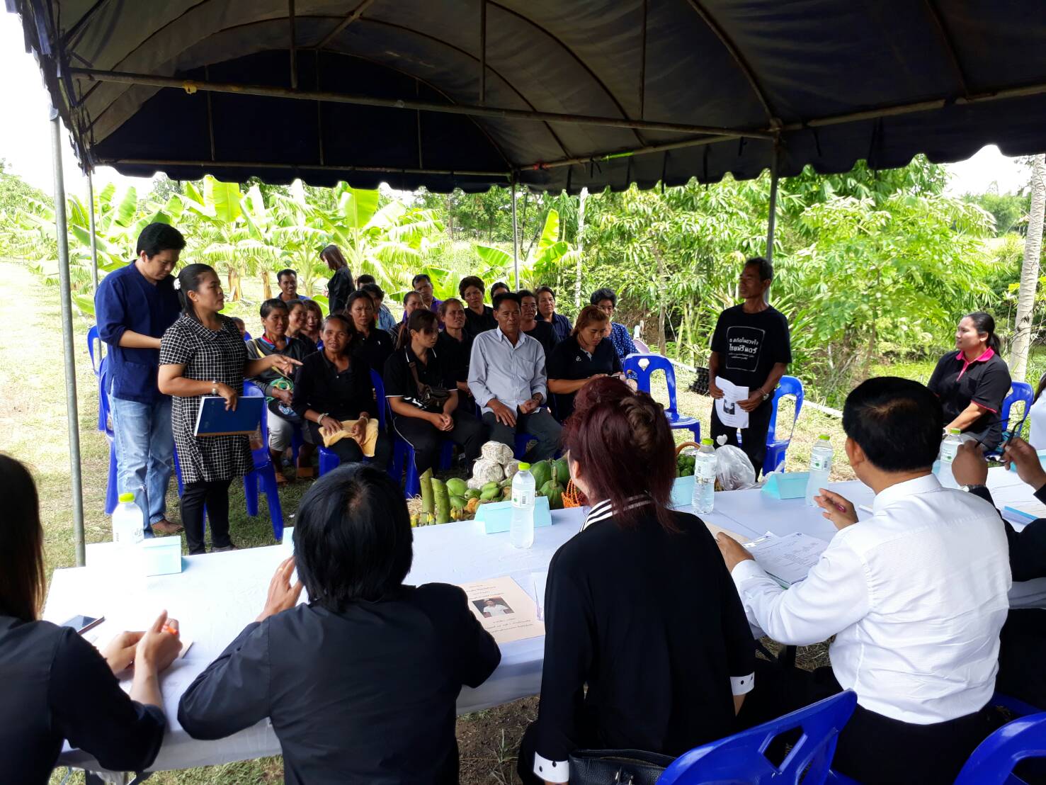 ลงพื้นที่คัดเลือกครัวเรือนสัมมาชีพชุมชนตัวอย่าง ระดับจังหวัด ในพื้นที่อำเภอบ้านด่านลานหอย