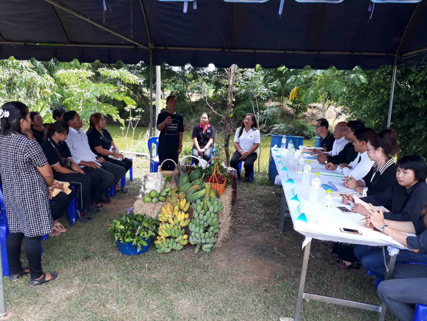 ลงพื้นที่คัดเลือกครัวเรือนสัมมาชีพชุมชนตัวอย่าง ระดับจังหวัด ในพื้นที่อำเภอบ้านด่านลานหอย