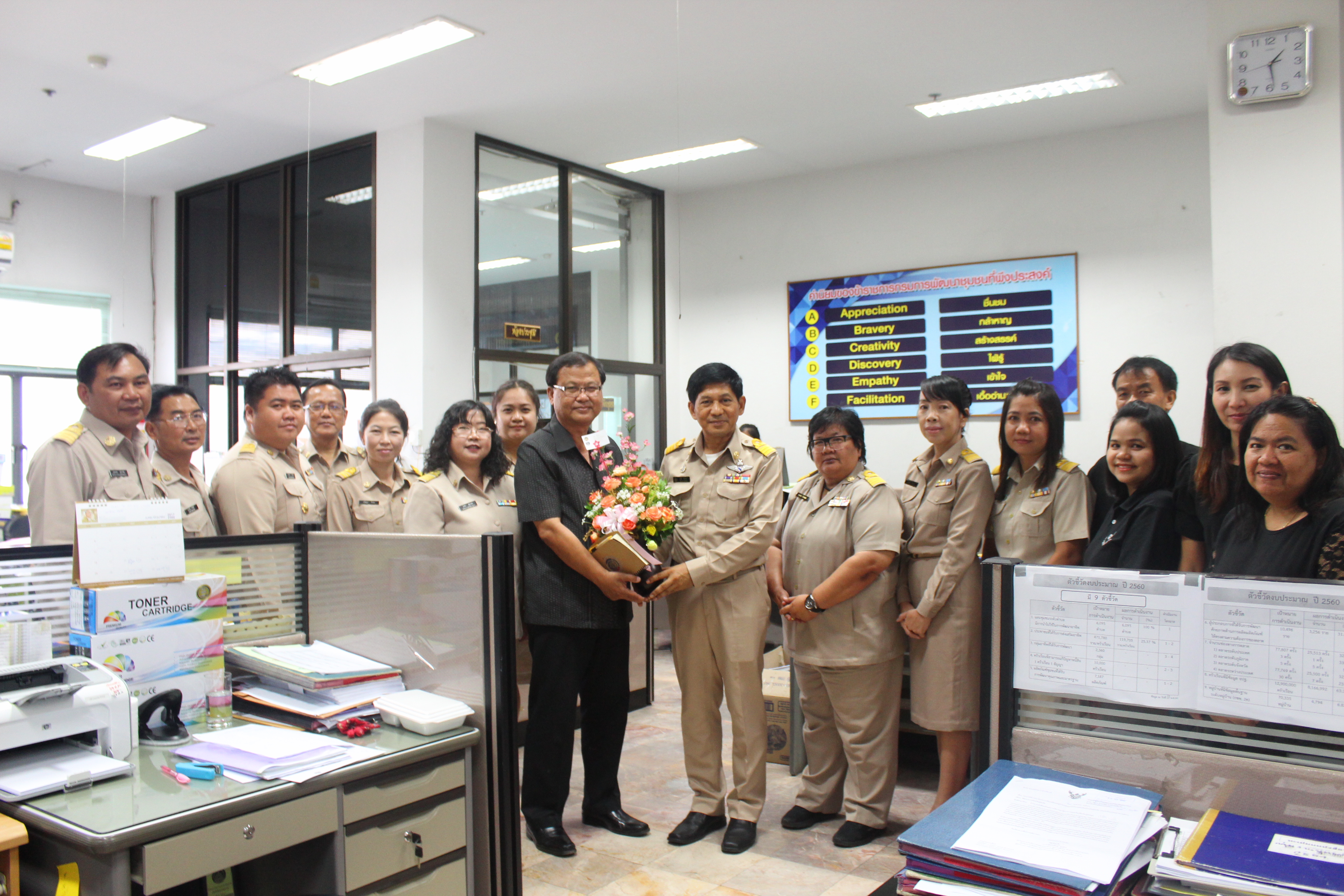 พัฒนาชุมชนสุโขทัย ร่วมอวยพรวันคล้ายวันเกิดท่าน ดร.ไพศาล สุขปัญญา ผู้ตรวจราชการกรมการพัฒนาชุมชน