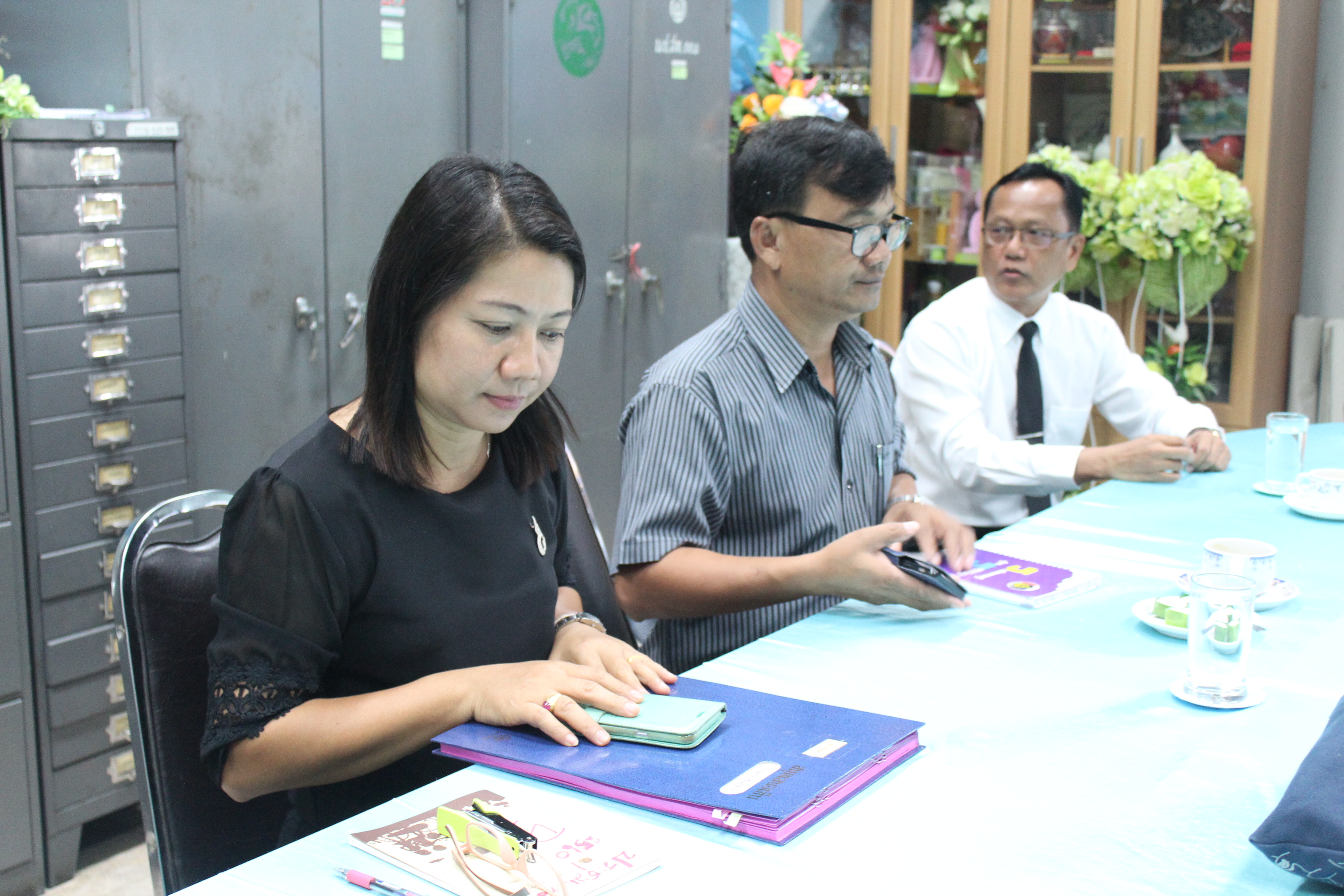 ประชุมเพื่อวางแผนการขับเคลื่อนงานนโยบายสานพลังประชารัฐ