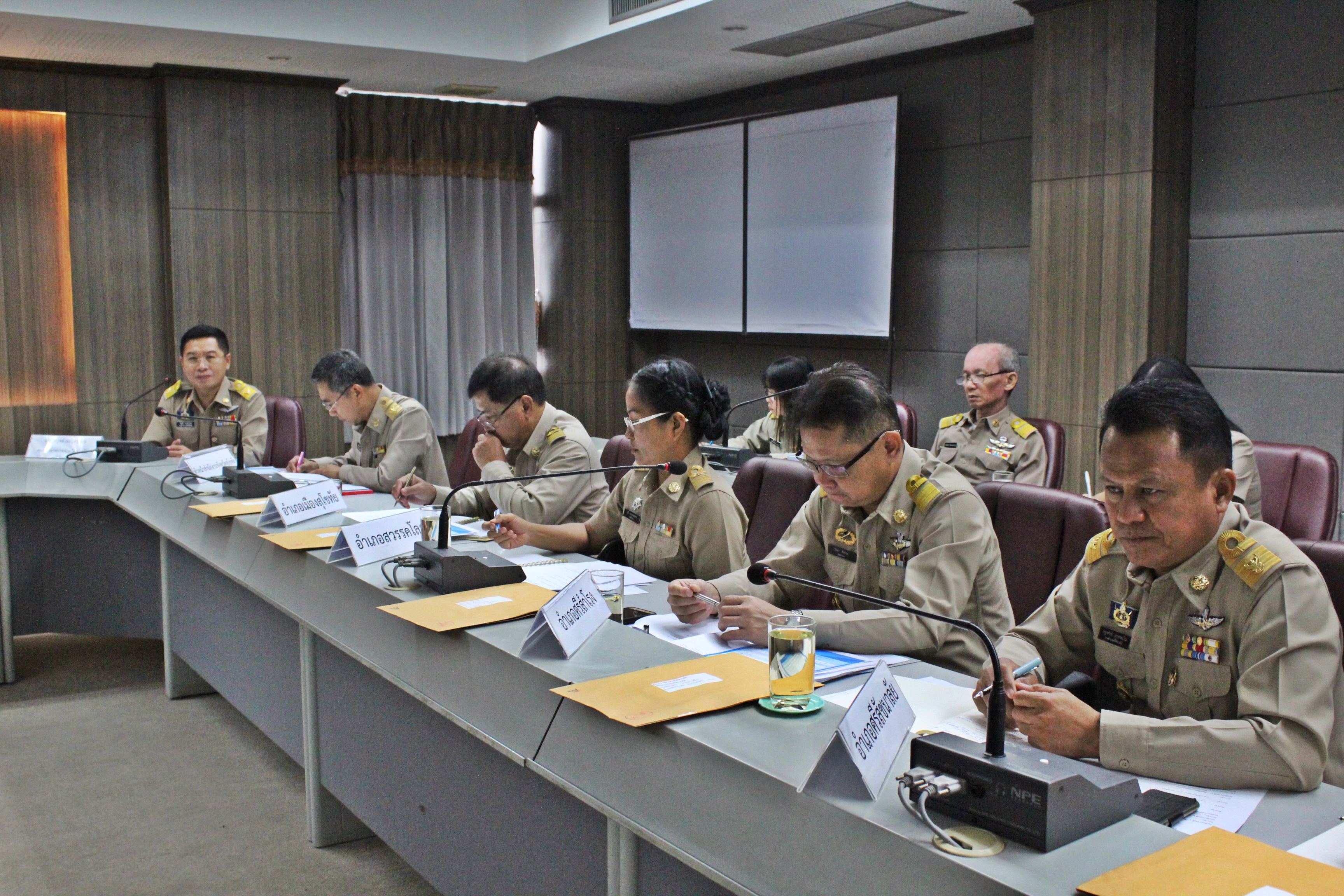 การประชุมหัวหน้าส่วนราชการกระทรวงมหาดไทย