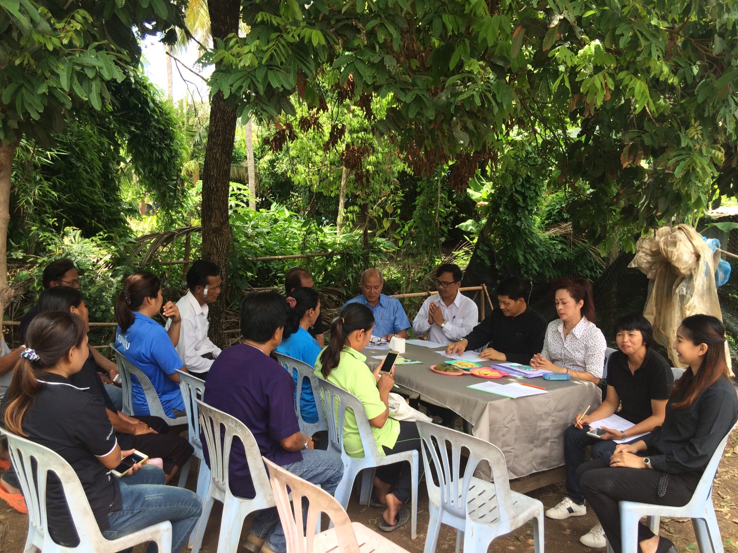 ลงพื้นที่คัดเลือกครัวเรือนสัมมาชีพ อ.ศรีนคร