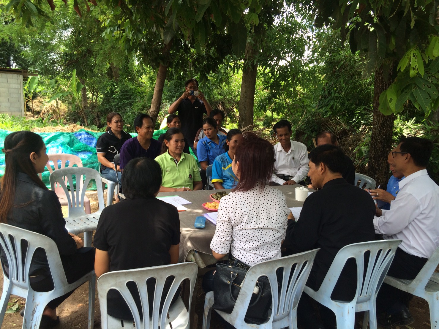 ลงพื้นที่คัดเลือกครัวเรือนสัมมาชีพ อ.ศรีนคร