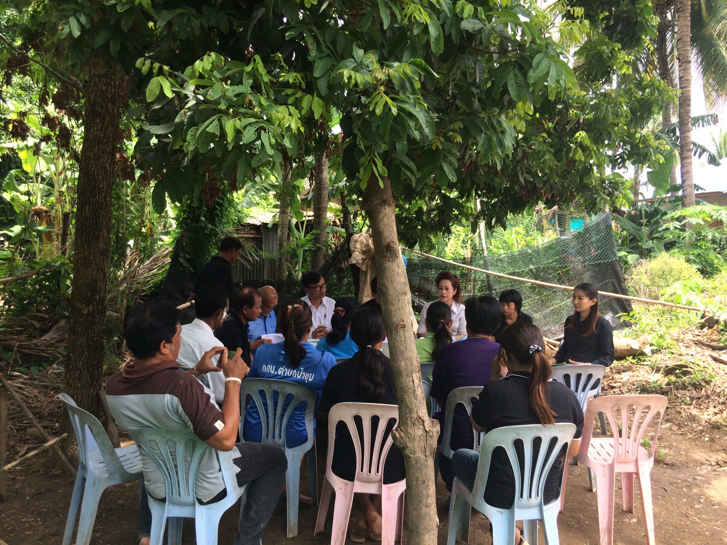 ลงพื้นที่คัดเลือกครัวเรือนสัมมาชีพ อ.ศรีนคร