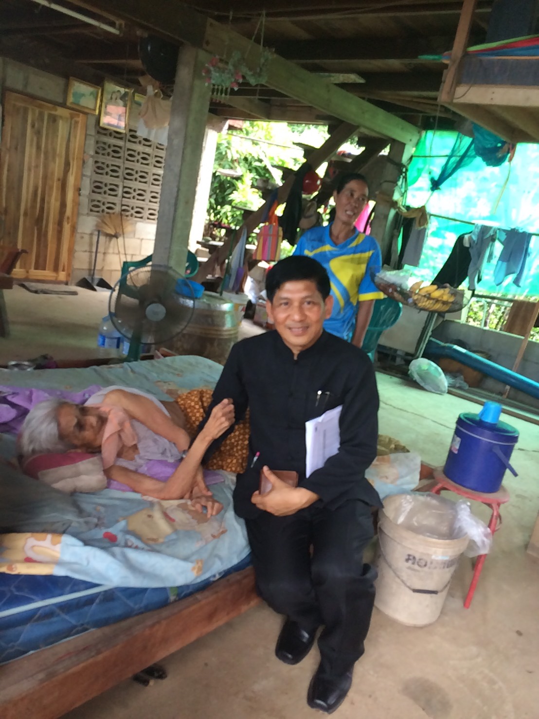 ลงพื้นที่คัดเลือกครัวเรือนสัมมาชีพ อ.ศรีนคร