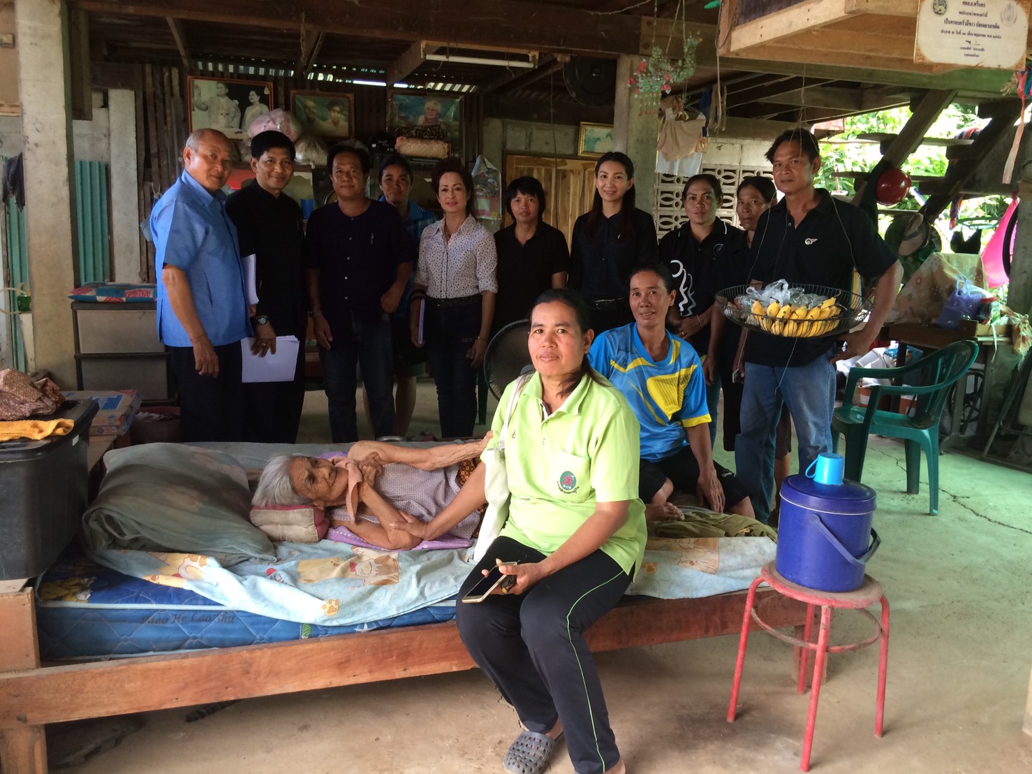 ลงพื้นที่คัดเลือกครัวเรือนสัมมาชีพ อ.ศรีนคร