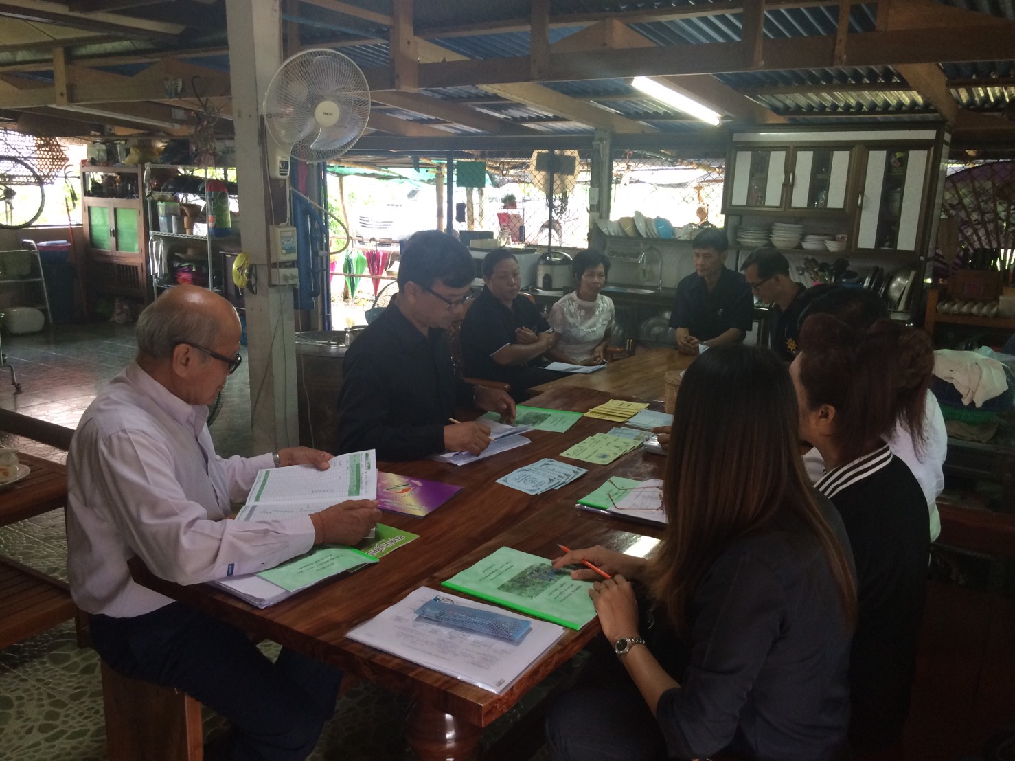 ลงพื้นที่คัดเลือกครัวเรือนสัมมาชีพชุมชนตัวอย่าง ระดับจังหวัด ในพื้นที่อำเภอกงไกรลาศ