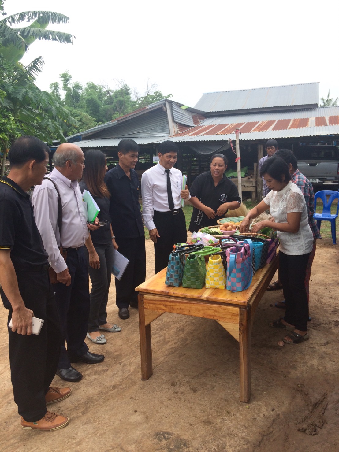 ลงพื้นที่คัดเลือกครัวเรือนสัมมาชีพชุมชนตัวอย่าง ระดับจังหวัด ในพื้นที่อำเภอกงไกรลาศ
