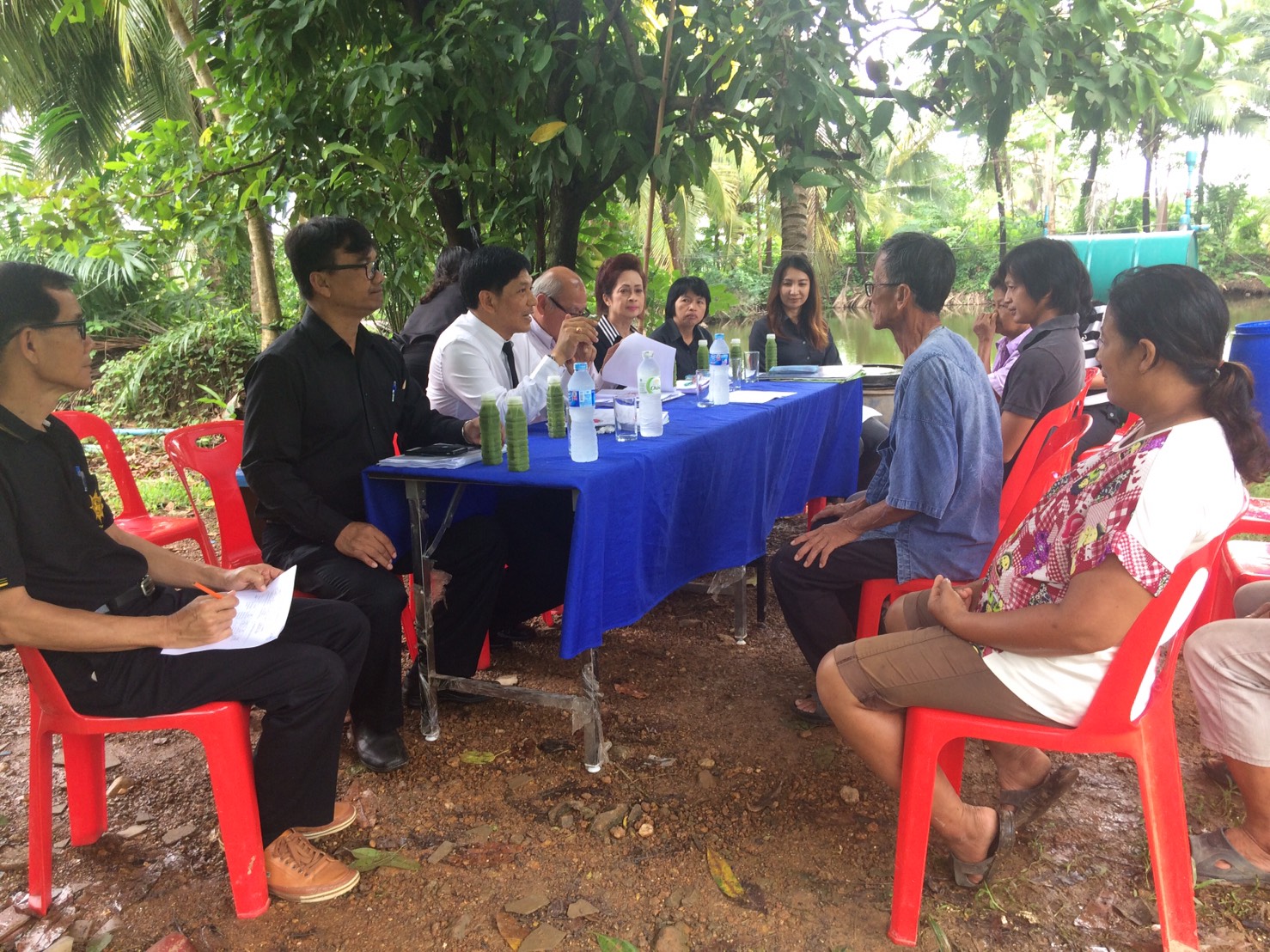 ลงพื้นที่คัดเลือกครัวเรือนสัมมาชีพชุมชนตัวอย่าง ระดับจังหวัด ในพื้นที่อำเภอศรีสำโรง