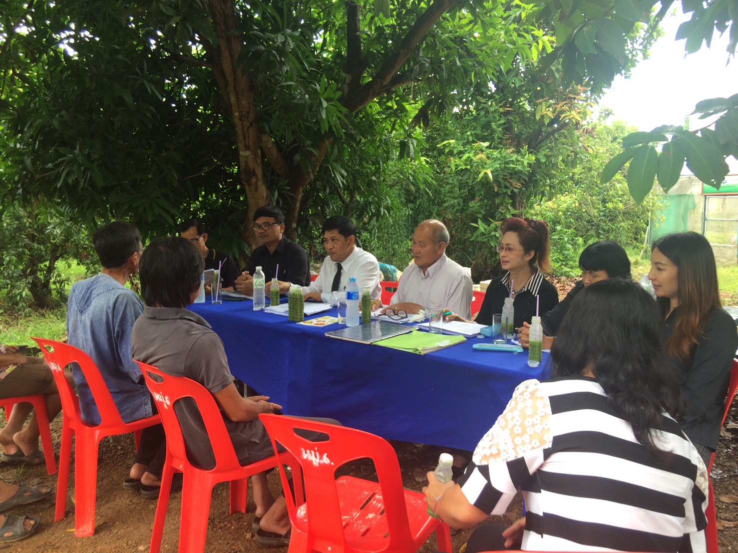 ลงพื้นที่คัดเลือกครัวเรือนสัมมาชีพชุมชนตัวอย่าง ระดับจังหวัด ในพื้นที่อำเภอศรีสำโรง
