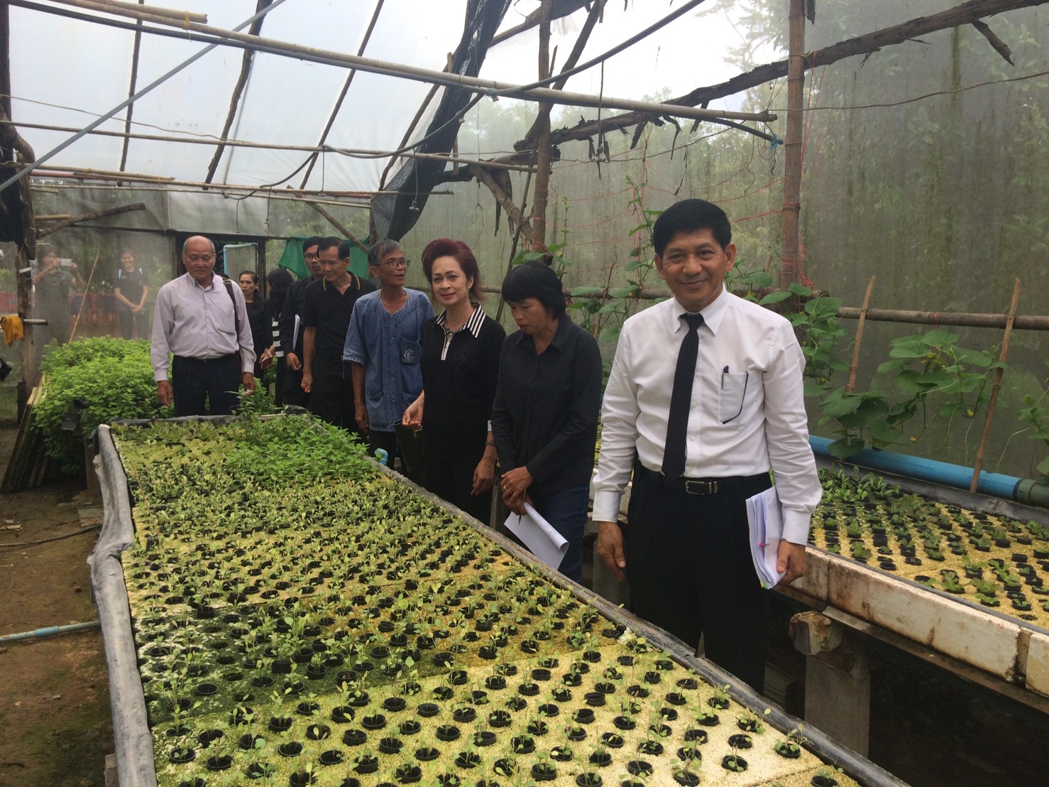 ลงพื้นที่คัดเลือกครัวเรือนสัมมาชีพชุมชนตัวอย่าง ระดับจังหวัด ในพื้นที่อำเภอศรีสำโรง