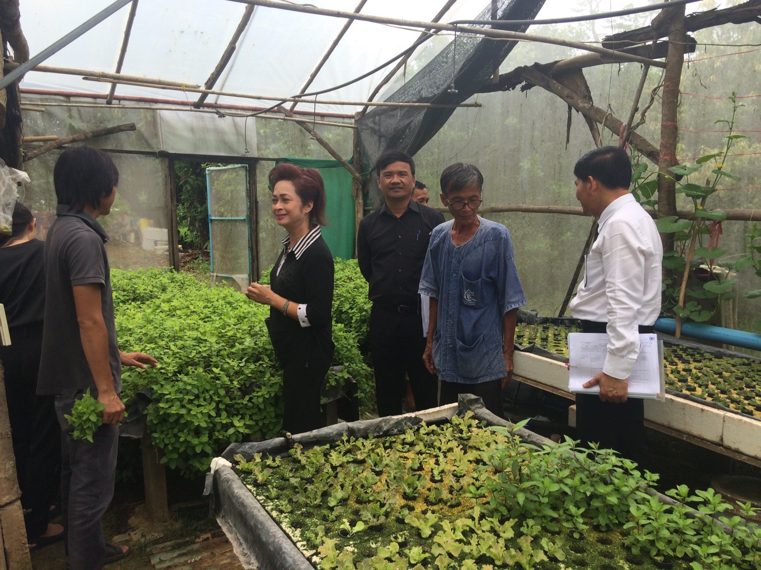 ลงพื้นที่คัดเลือกครัวเรือนสัมมาชีพชุมชนตัวอย่าง ระดับจังหวัด ในพื้นที่อำเภอศรีสำโรง