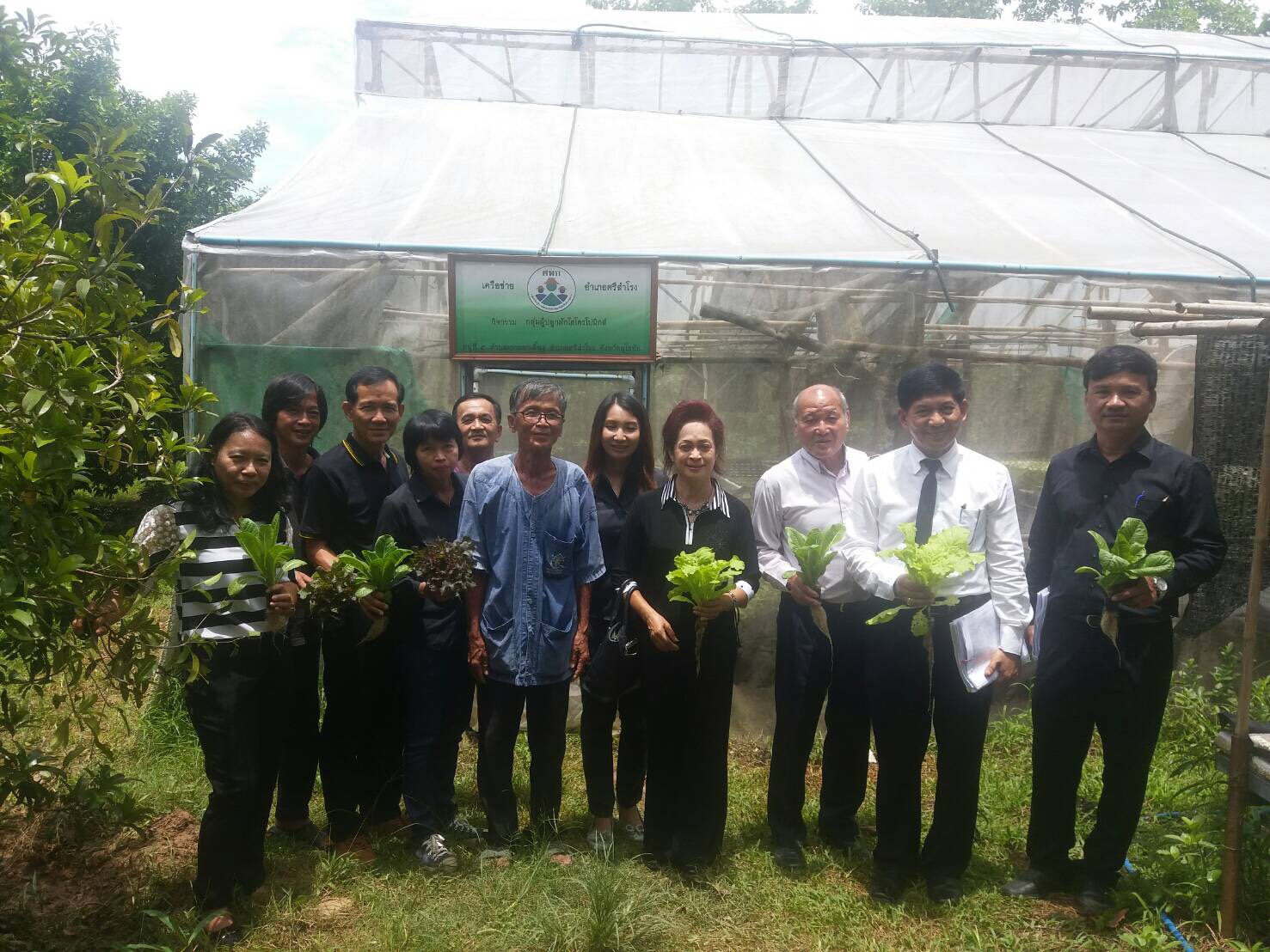 ลงพื้นที่คัดเลือกครัวเรือนสัมมาชีพชุมชนตัวอย่าง ระดับจังหวัด ในพื้นที่อำเภอศรีสำโรง