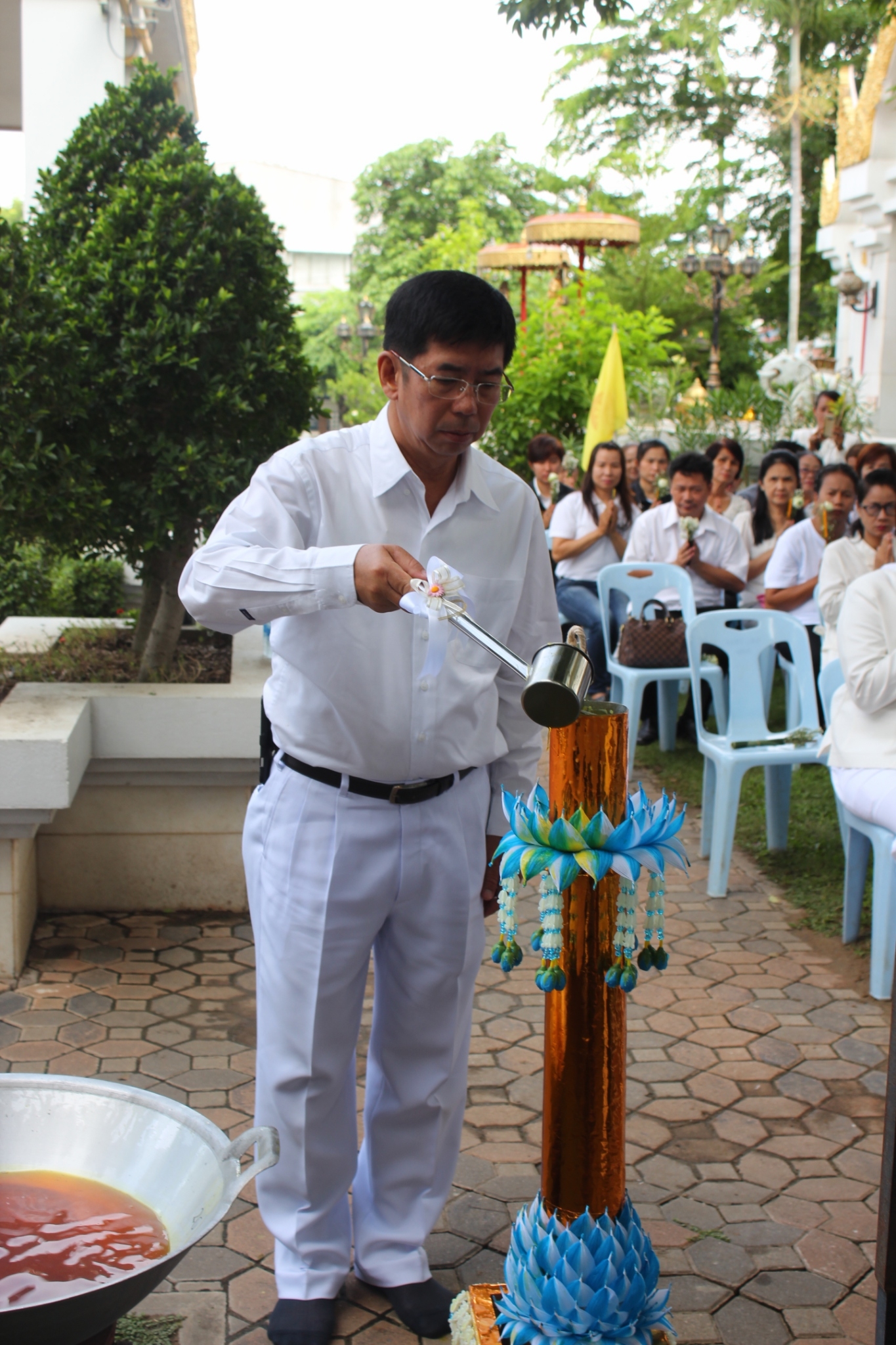 จังหวัดสุโขทัย จัดกิจกรรม “ทำดีเพื่อพ่อ หล่อเทียนเข้าพรรษา” เนื่องในเทศกาลวันอาสาฬหบูชา ประจำปี 2560