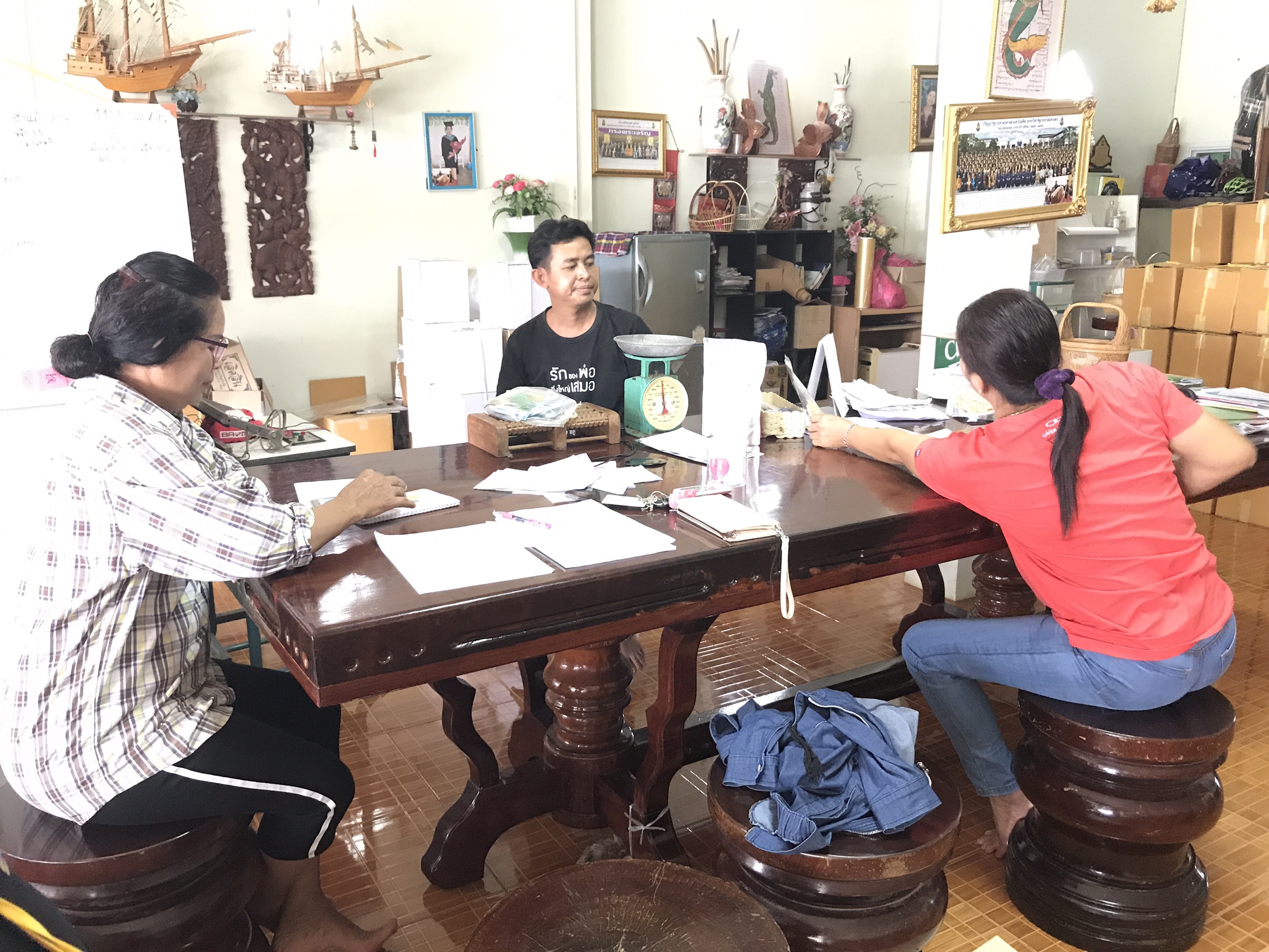 บริษัท ประชารัฐรักสามัคคีสุโขทัย(วิสาหกิจเพื่อสังคม)จำกัด ลงพื้นที่เก็บข้อมูล