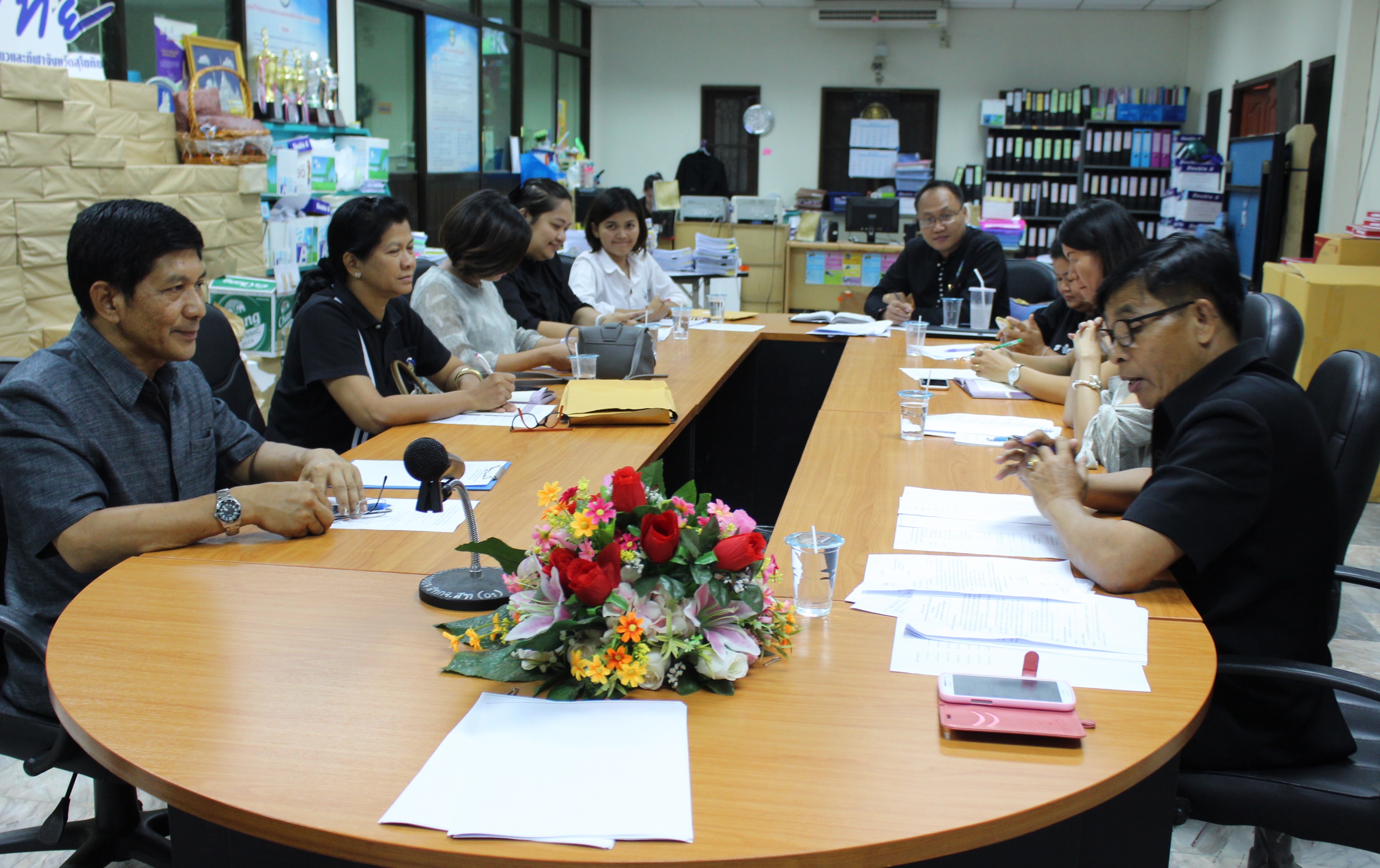 การประชุมเตรียมการจัดกิจกรรมการประชุมเชิงปฏิบัติการบุคลากรกลุ่มเป้าหมายการท่องเที่ยวโดยชุมชน