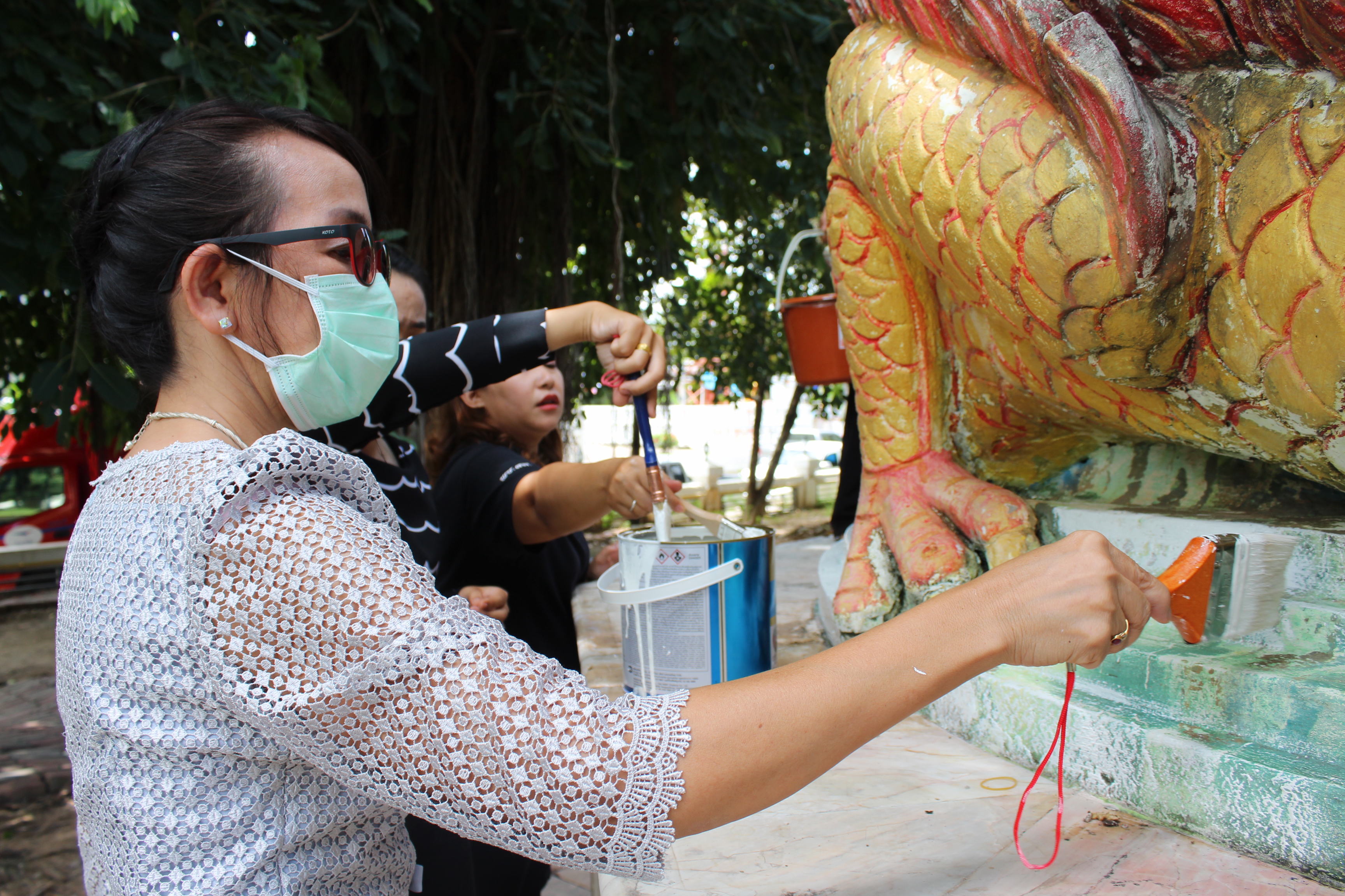 ร่วมกิจกรรมจิตอาสาทำความดี