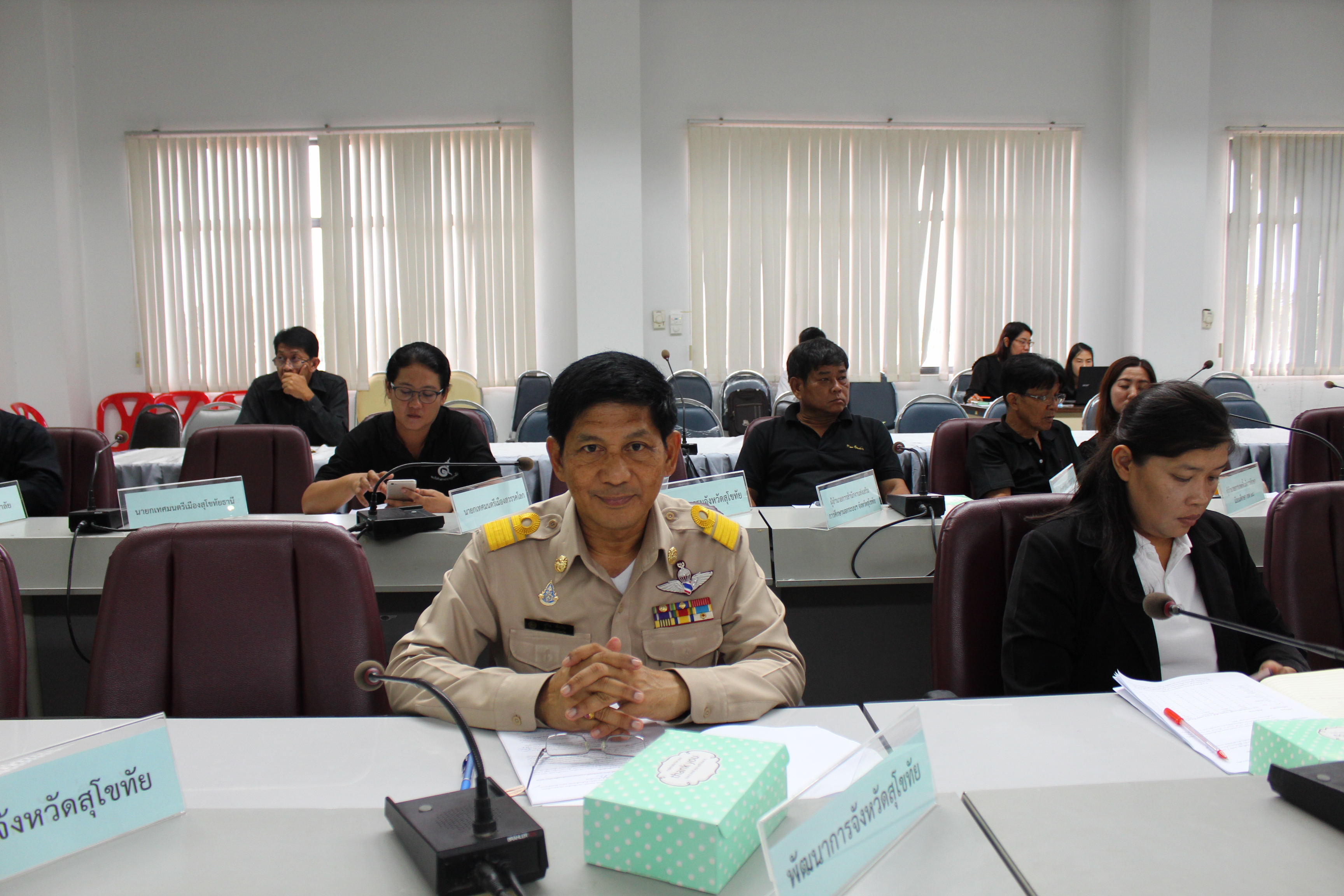 การประชุมคณะกรรมการศูนย์อำนวยการป้องกันและปราบปรามยาเสพติดจังหวัดสุโขทัย ครั้งที่ 8/2560