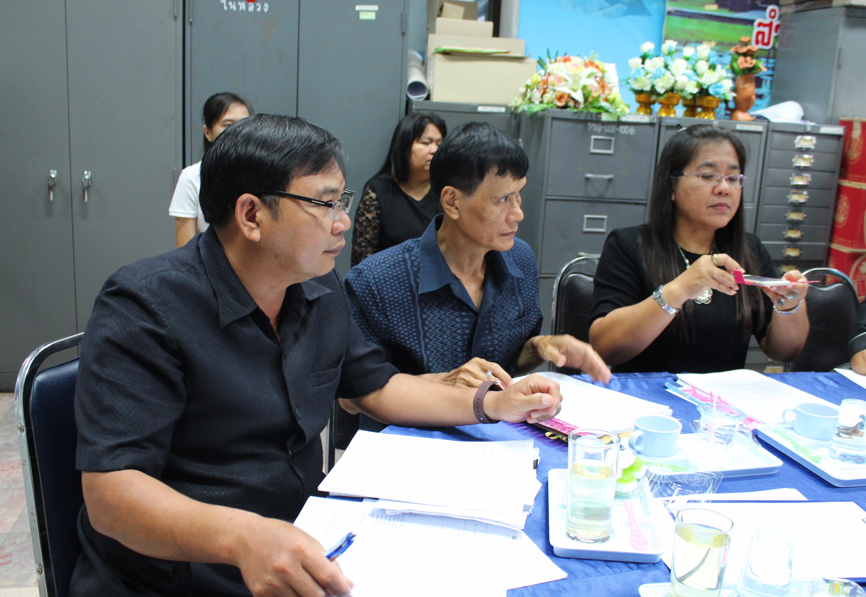 การประชุมพัฒนาการอำเภอ/หัวหน้ากลุ่ม/หัวหน้าฝ่าย และนักวิชาการ