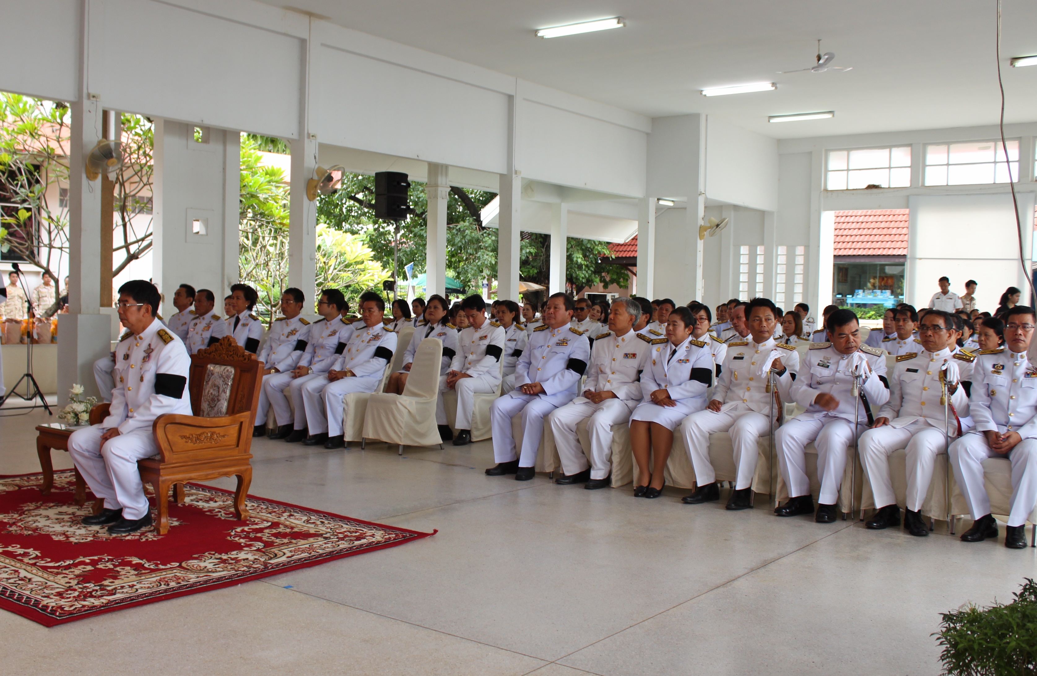 จังหวัดสุโขทัยประกอบพิธีอัญเชิญดอกไม้จันทน์ ตัวแทนจังหวัดและอำเภอ (ดอกปทุมรัตนชาติ)