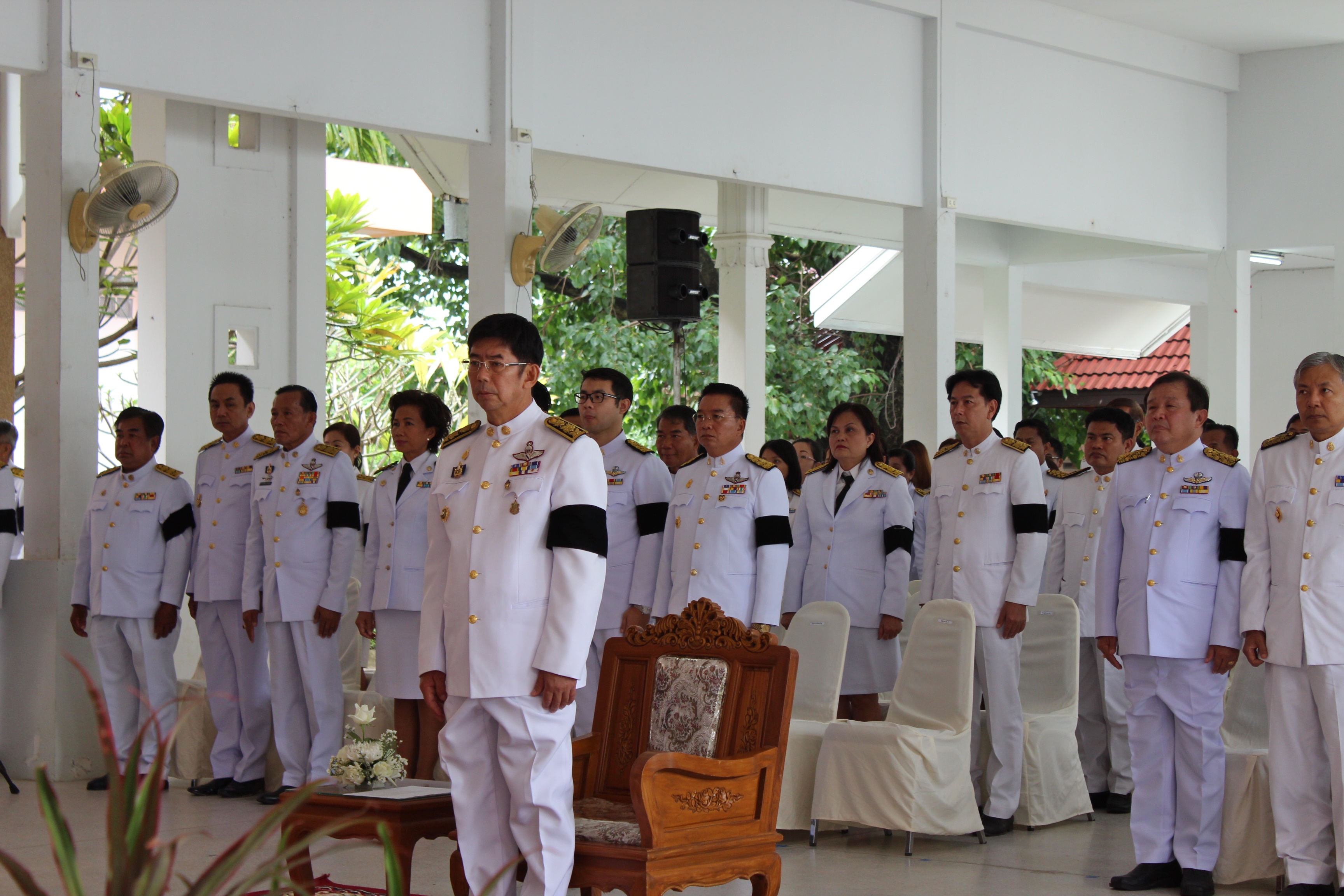 จังหวัดสุโขทัยประกอบพิธีอัญเชิญดอกไม้จันทน์ ตัวแทนจังหวัดและอำเภอ (ดอกปทุมรัตนชาติ)