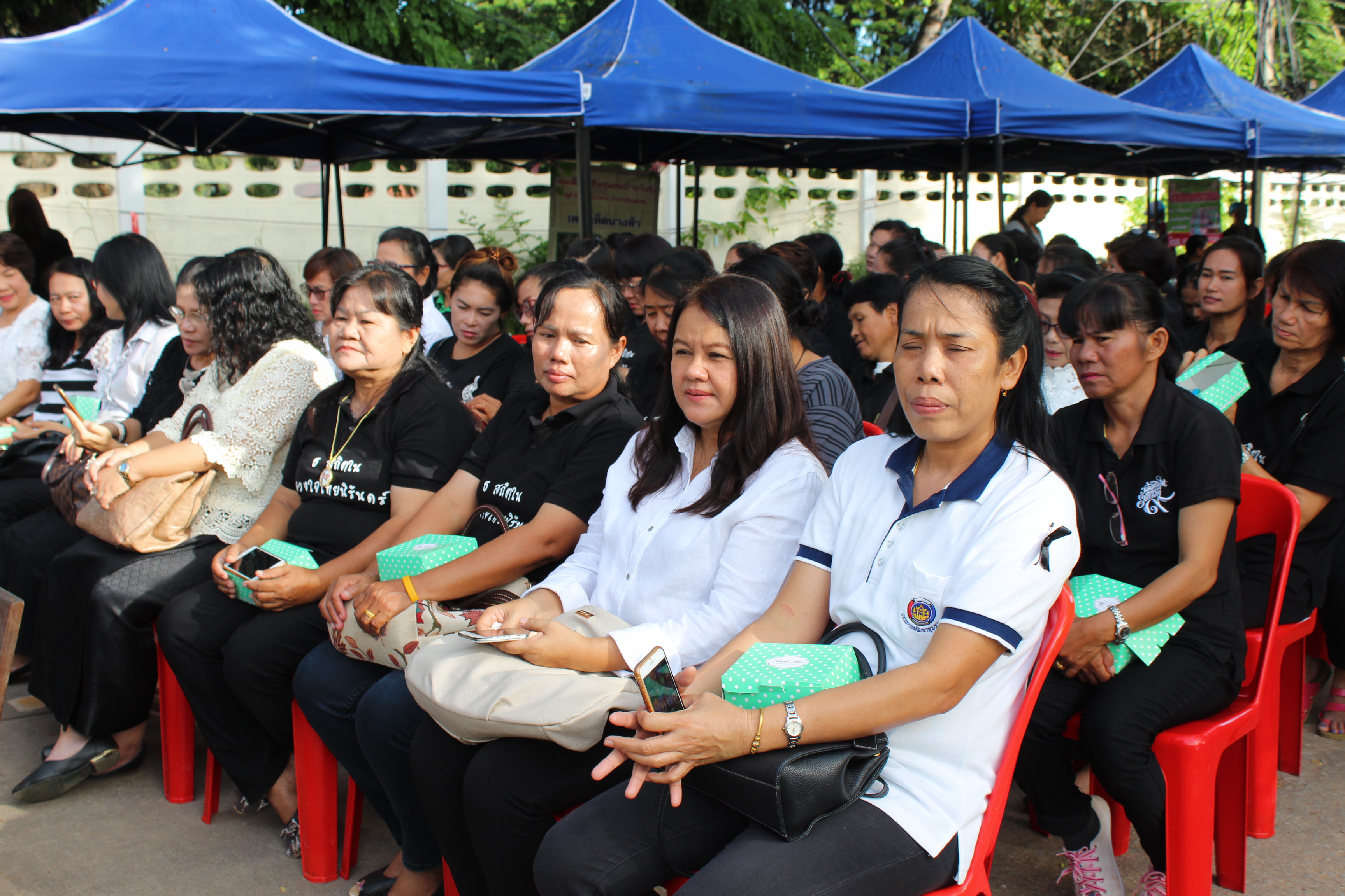 จังหวัดสุโขทัย จัดโครงการจัดจำหน่ายผลิตภัณฑ์กลุ่มอาชีพสมาชิกกองทุนพัฒนาบทบาทสตรีร่วมกับภาคีเครือข่าย