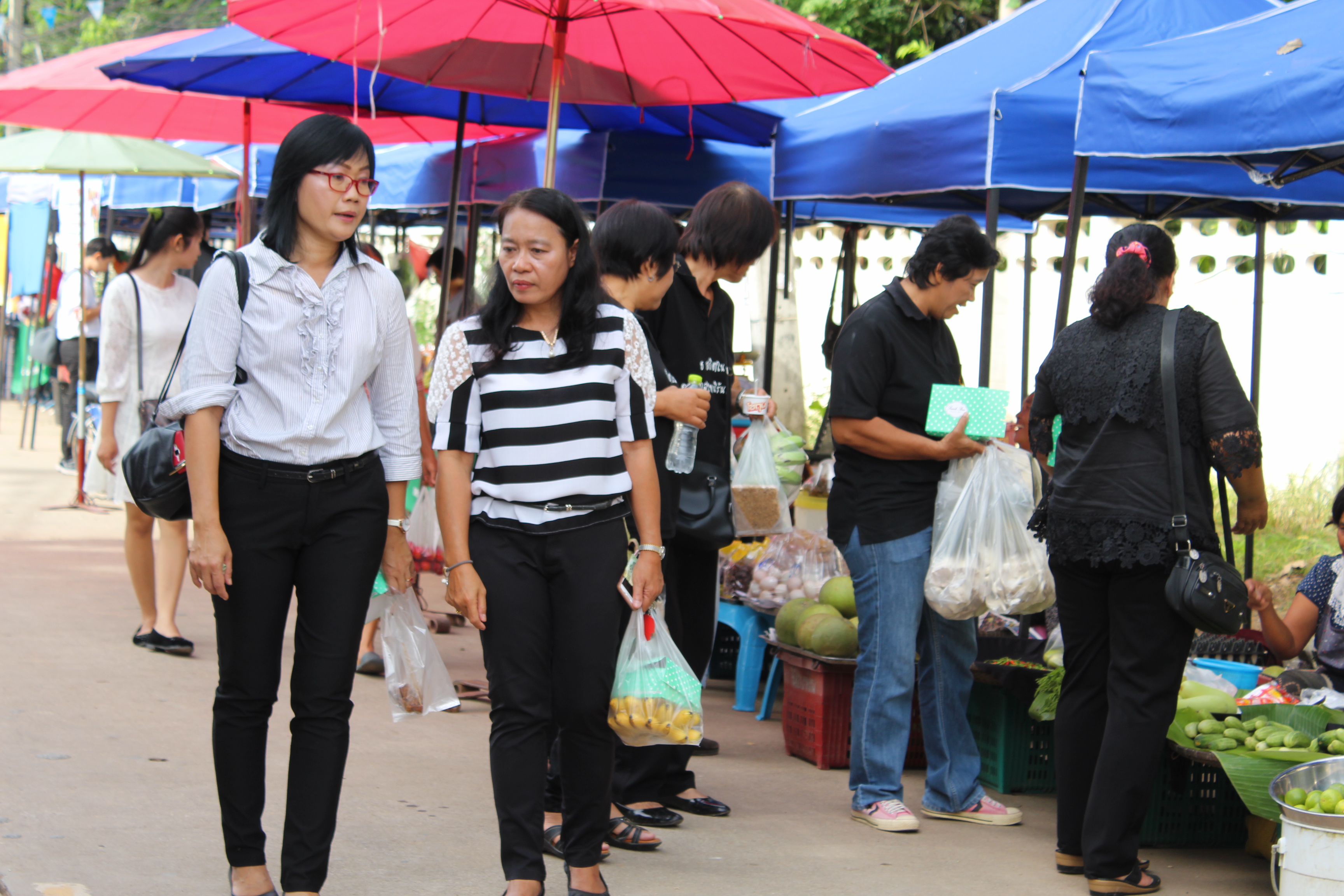 จังหวัดสุโขทัย จัดโครงการจัดจำหน่ายผลิตภัณฑ์กลุ่มอาชีพสมาชิกกองทุนพัฒนาบทบาทสตรีร่วมกับภาคีเครือข่าย
