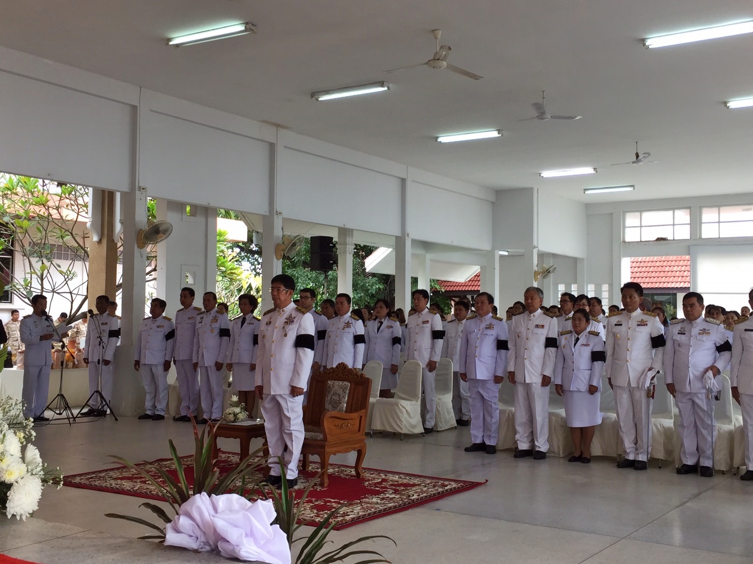 จังหวัดสุโขทัยประกอบพิธีอัญเชิญดอกไม้จันทน์ ตัวแทนจังหวัดและอำเภอ (ดอกปทุมรัตนชาติ)