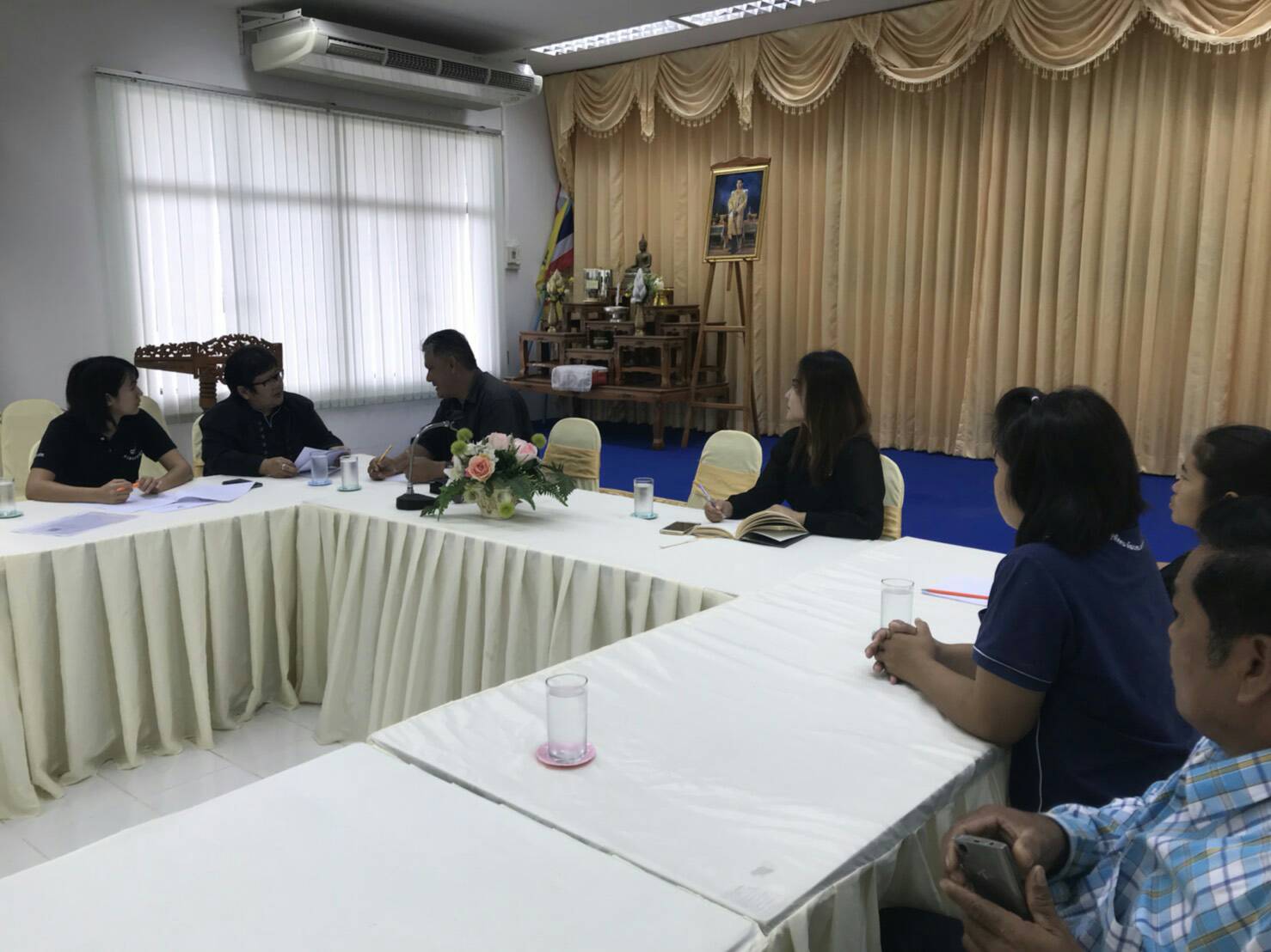 ลงพื้นที่เข้าพบผู้นำ เพื่อค้นหาข้อมูลวิเคราะห์ศักยภาพชุมชน ในการจัดทำโครงส่งเสริมการท่องเที่ยวของชุมชน