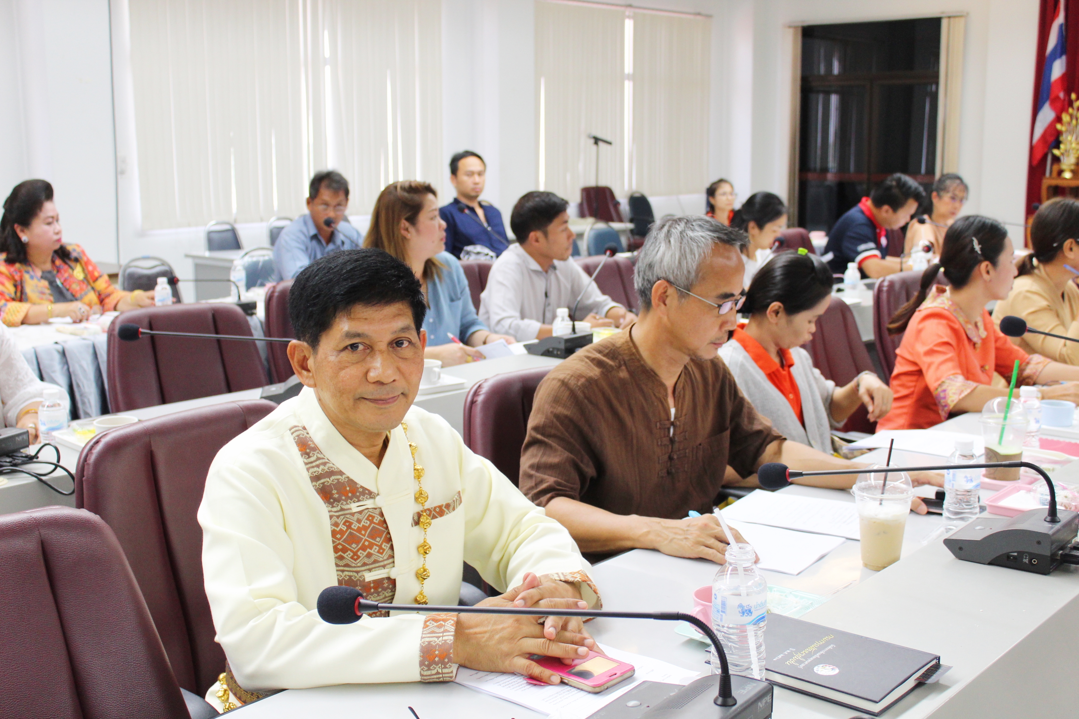 วันที่ 10 พฤษภาคม 2561 เวลา 13.30 น. นายสุวิน พึ่งเงิน พัฒนาการจังหวัดสุโขทัย เข้าร่วมประชุมคณะกรรมการจัดงานประเพณีลอยกระทง เผาเทียน เล่นไฟ ประจำปี 2561