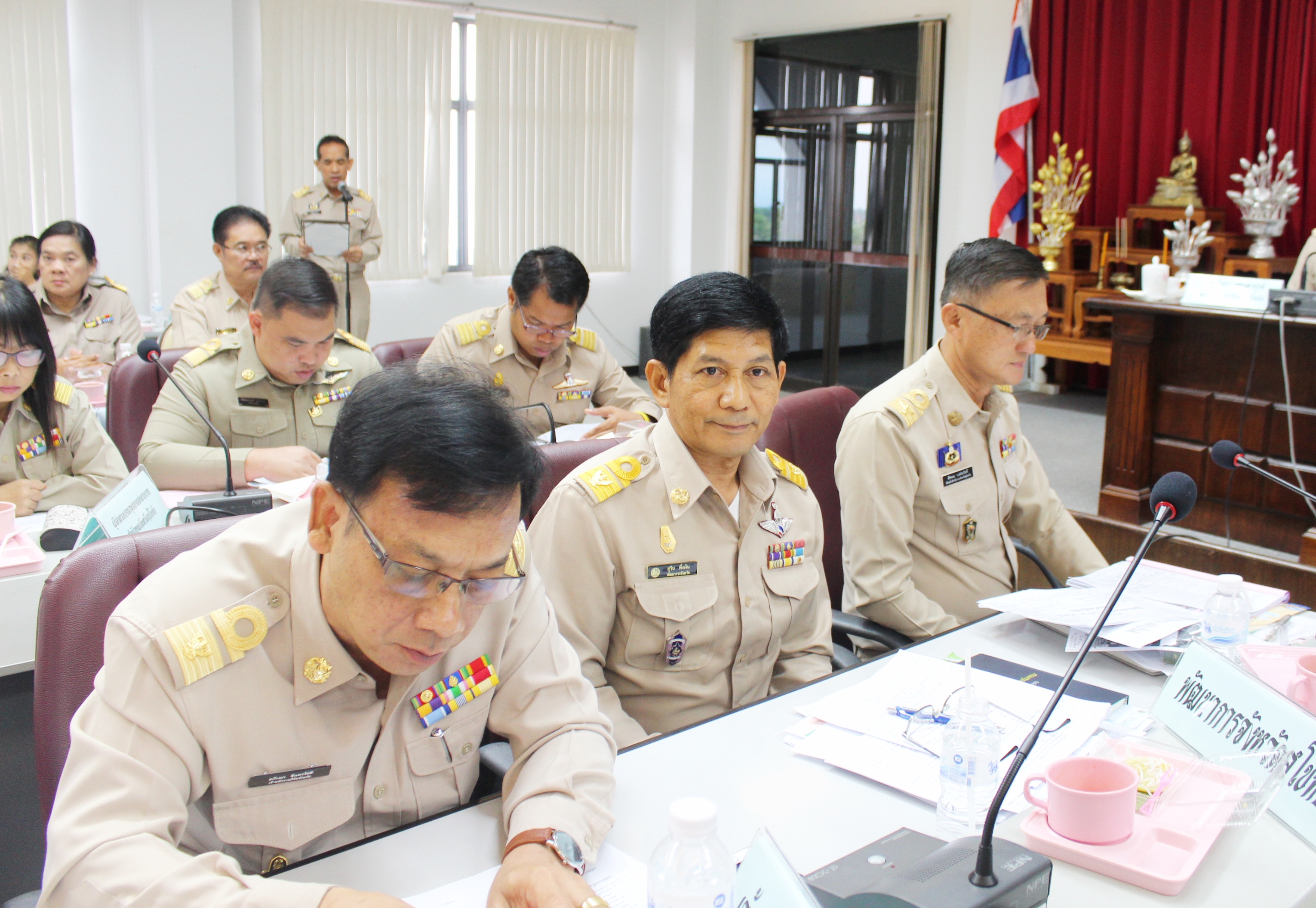 วันที่ 30 พฤษภาคม 2561 เวลา 08.30 น. นายสุวิน  พึ่งเงิน พัฒนาการจังหวัดสุโขทัย ร่วมประชุมคณะกรมการจังหวัดสุโขทัย