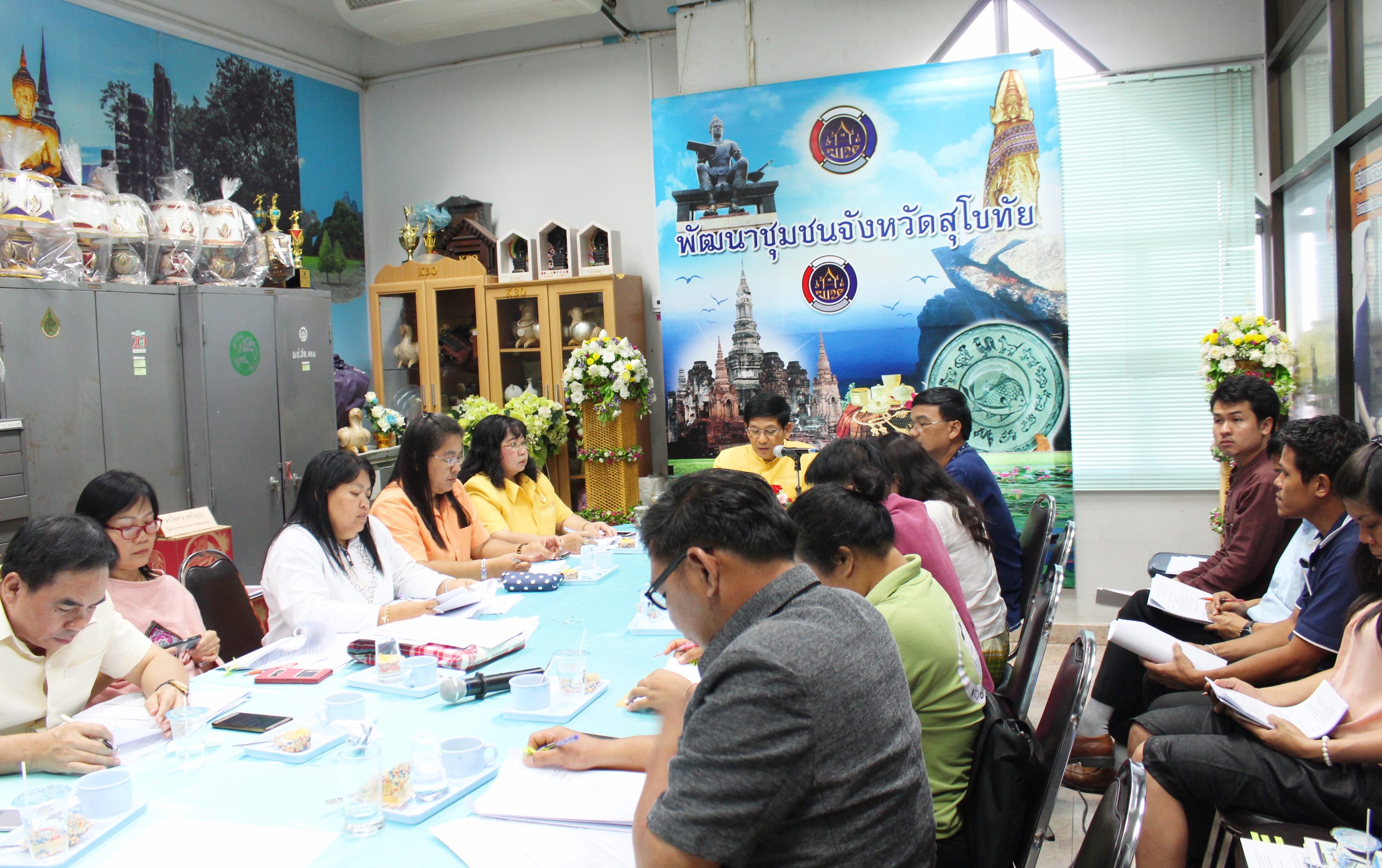 วันที่ 31 พฤษภาคม 2561 เวลา 13.30 น. นายสุวิน  พึ่งเงิน พัฒนาการจังหวัดสุโขทัย เป็นประธานการประชุมพัฒนาการอำเภอ/หัวหน้ากลุ่มงาน/ฝ่าย/นักวิชาการพัฒนาชุมชนจังหวัด ประจำเดือนพฤษภาคม 2561 ครั้งที่ 5/๒๕๖๑