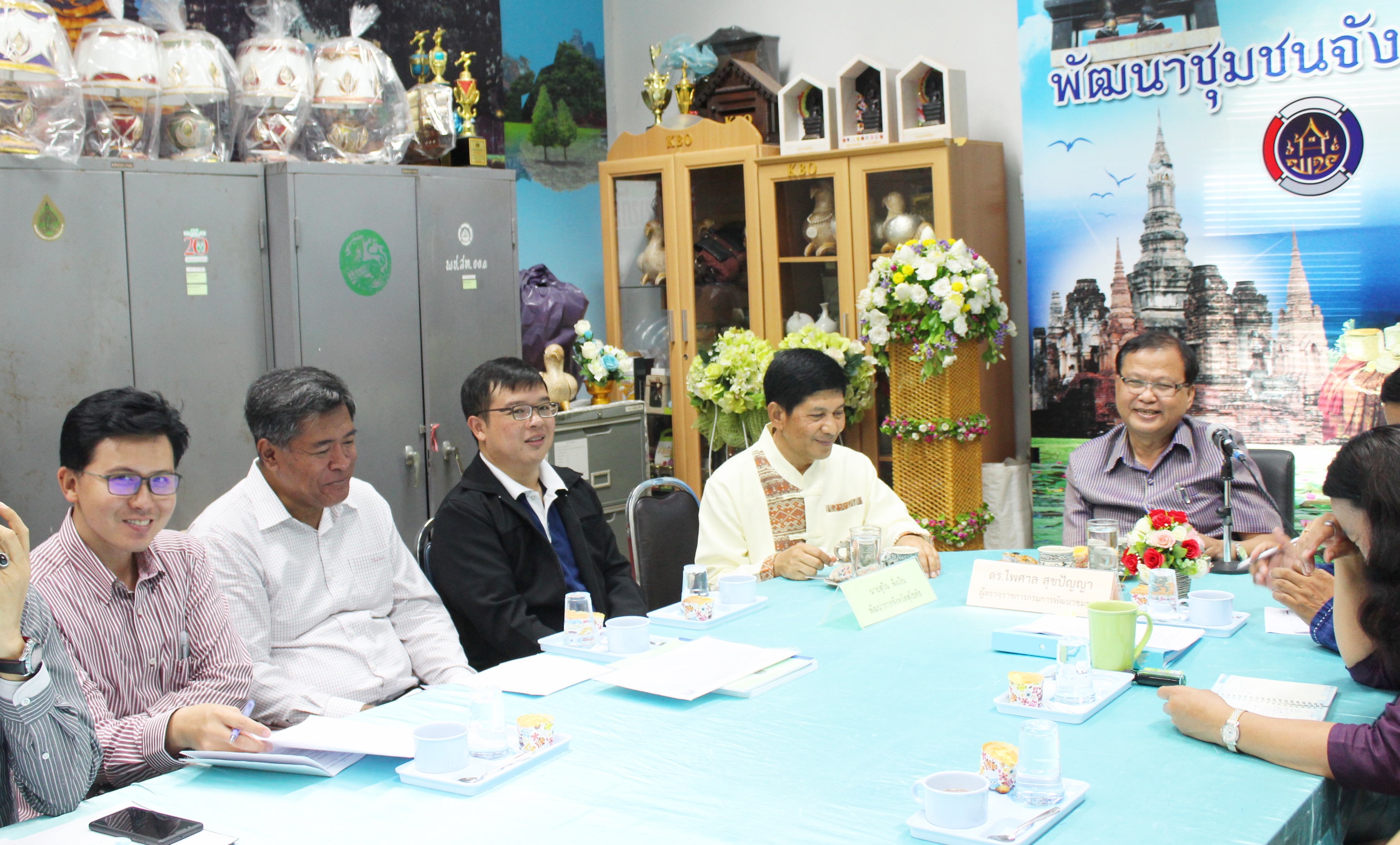 วันที่ 1 มิถุนายน 2561  ดร.ไพศาล สุขปัญญา  ผู้ตรวจราชการกรมการพัฒนาชุมชน เขตตรวจราชการที่ 17และ 18 เป็นประธานการคัดเลือกกิจกรรมเชิดชูเกียรติศูนย์จัดการกองทุนชุมชนดีเด่น ประจำปี 2561 จังหวัดสุโขทัย