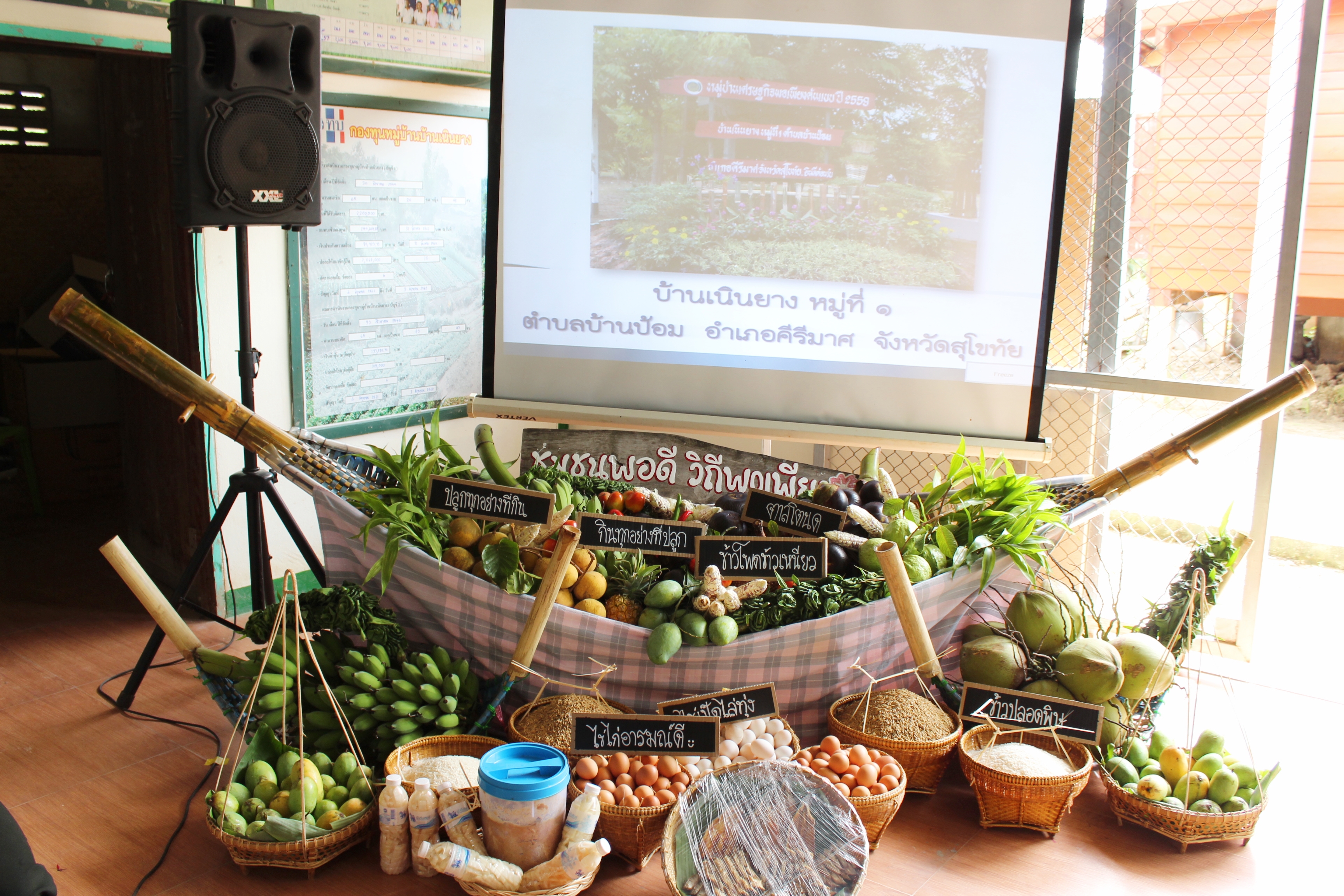 วันที่ 18 มิถุนายน 2561 นายสุวิน พึ่งเงิน พัฒนาการจังหวัดสุโขทัย มอบหมายให้นางสาวกฤษณา กันทะสา หัวหน้ากลุ่มงานยุทธศาสตร์ฯ และคณะกรรมการฯ ลงพื้นที่พิจารณาคัดสรรหมู่บ้านเศรษฐกิจพอเพียง “อยู่เย็น เป็นสุข” ประจำปี 2561 จังหวัดสุโขทัย เพื่อคัดสรรกิจกรรมพัฒนาชุมชนดีเด่นระดับจังหวัด สำหรับเข้ารับพระราชทานโล่รางวัลเพื่อเชิดชูเกียรติ