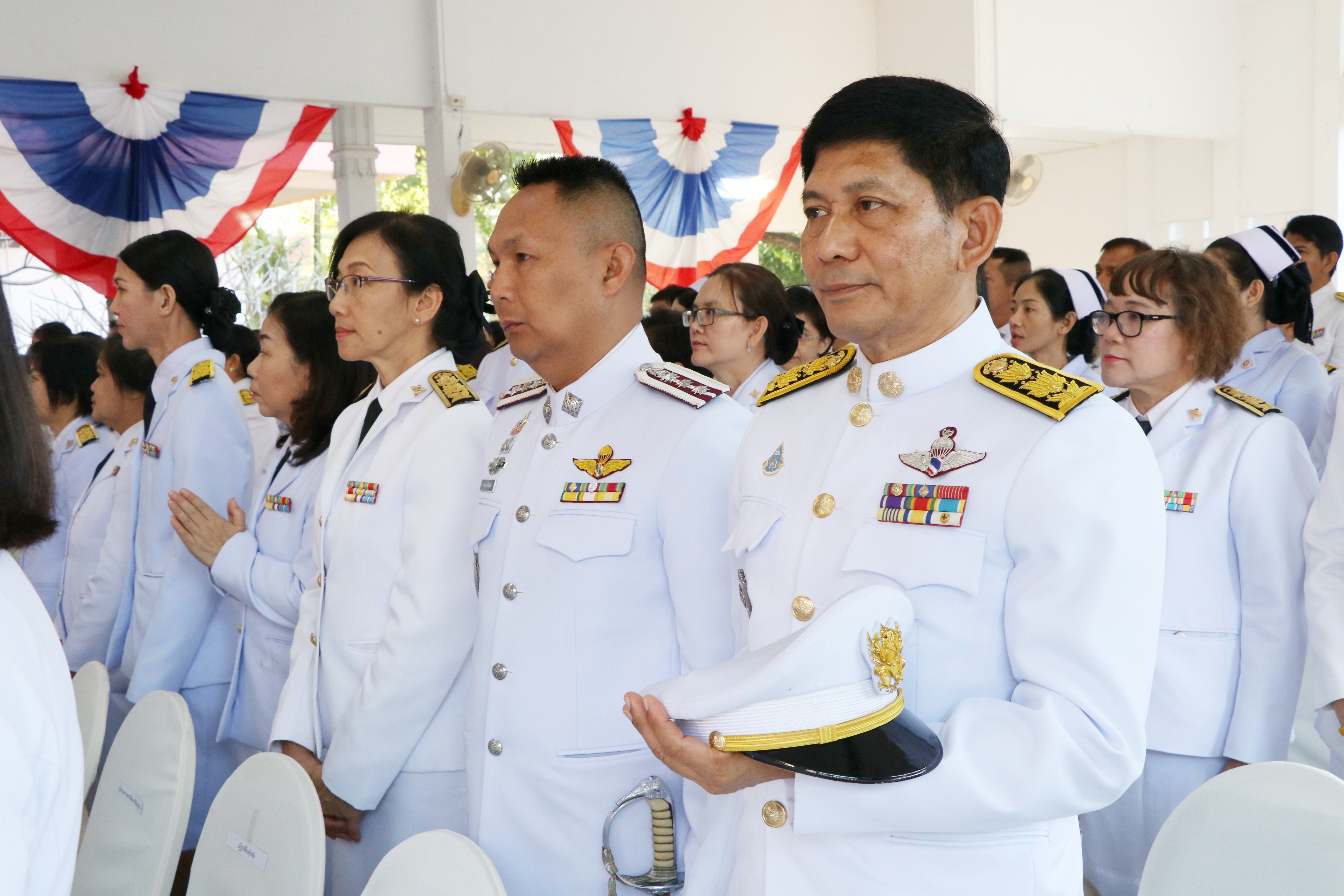 พัฒนาการจังหวัดสุโขทัย นำข้าราชการสำนักงาน เข้าร่วมกิจกรรมเนื่องในโอกาสวันคล้ายวันเฉลิมพระชนมพรรษาพระบาทสมเด็จพระปรมินทรมหาภูมิพลอดุลยเดช บรมนาถบพิตร วันชาติ และวันพ่อแห่งชาติ พ.ศ. 2561